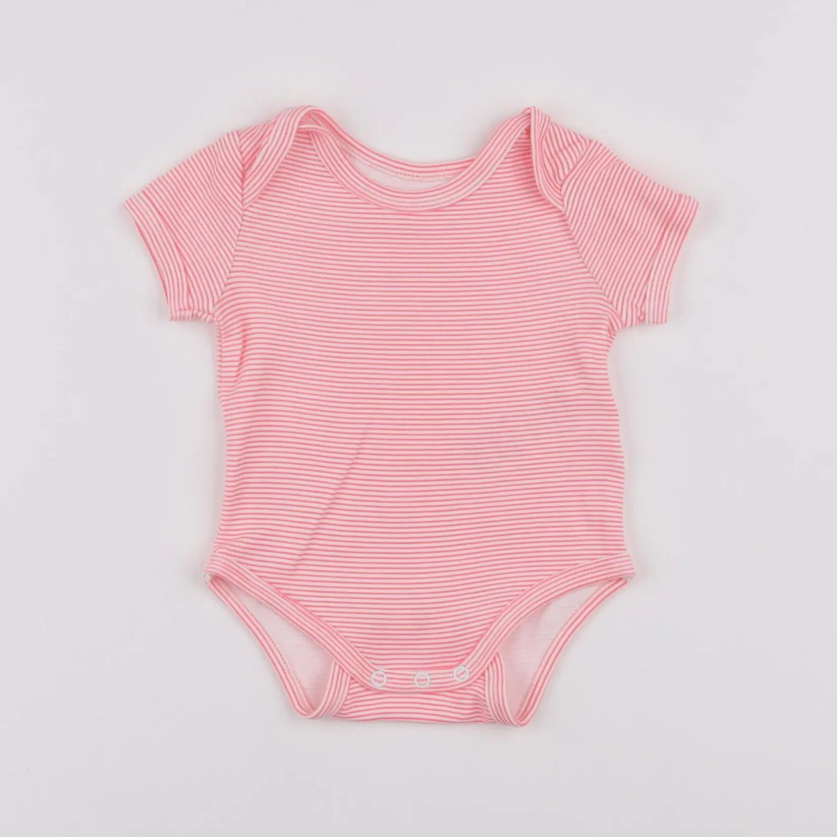 Vertbaudet - body rose fluo - 3 mois