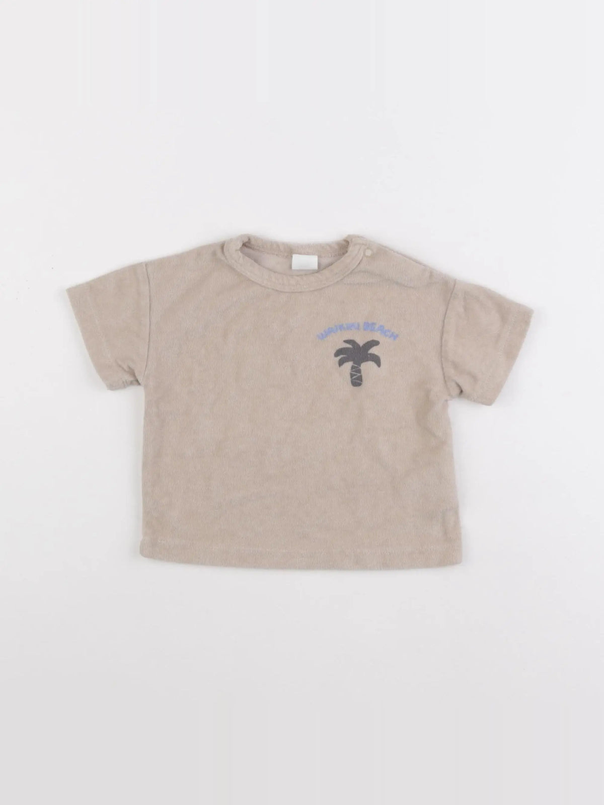 H&M - tee-shirt beige - 3/6 mois