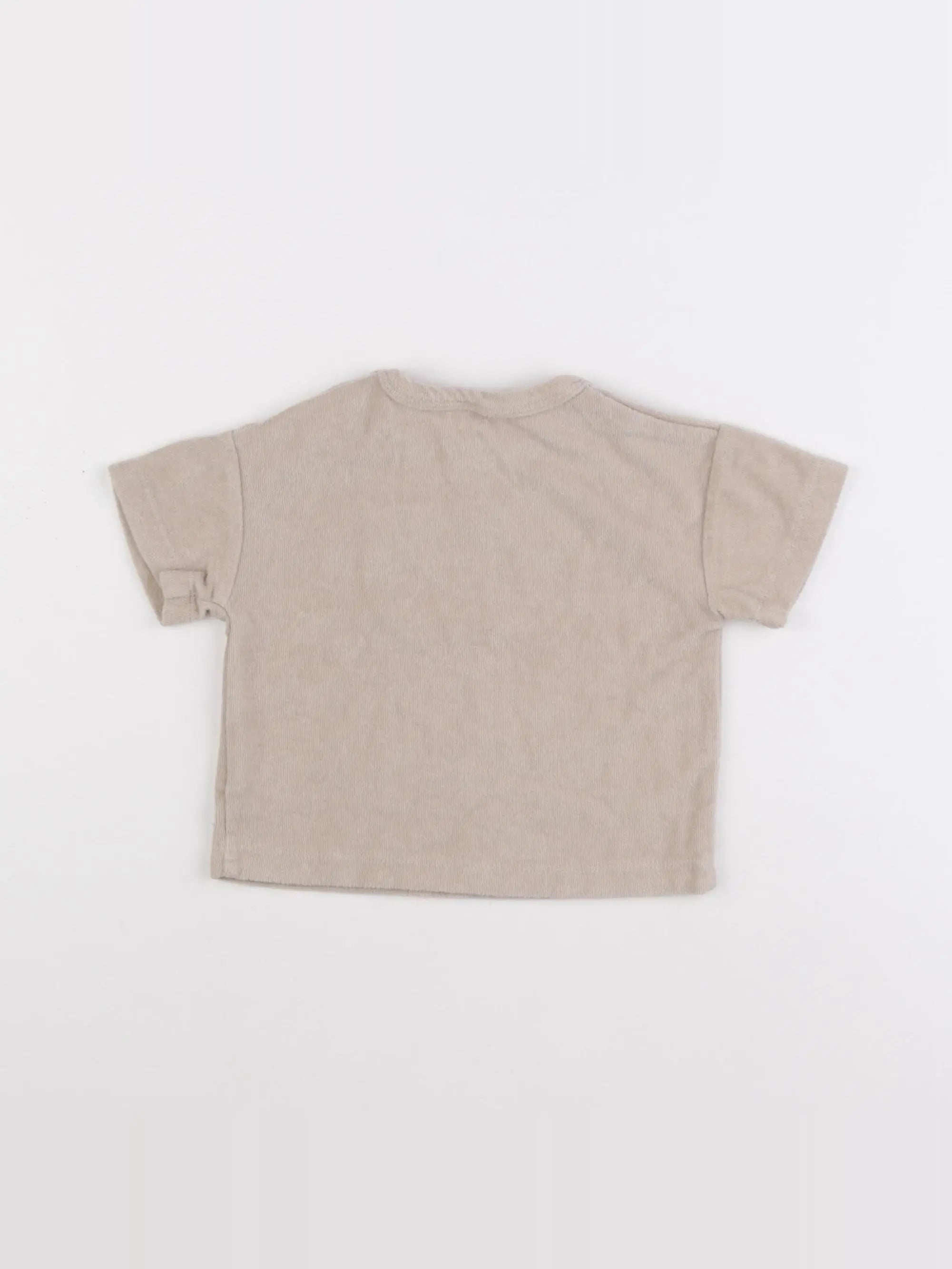 H&M - tee-shirt beige - 3/6 mois