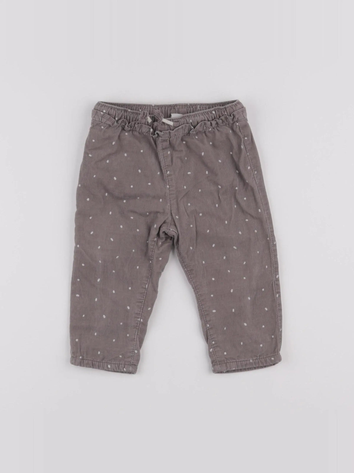 H&M - pantalon gris - 3/6 mois