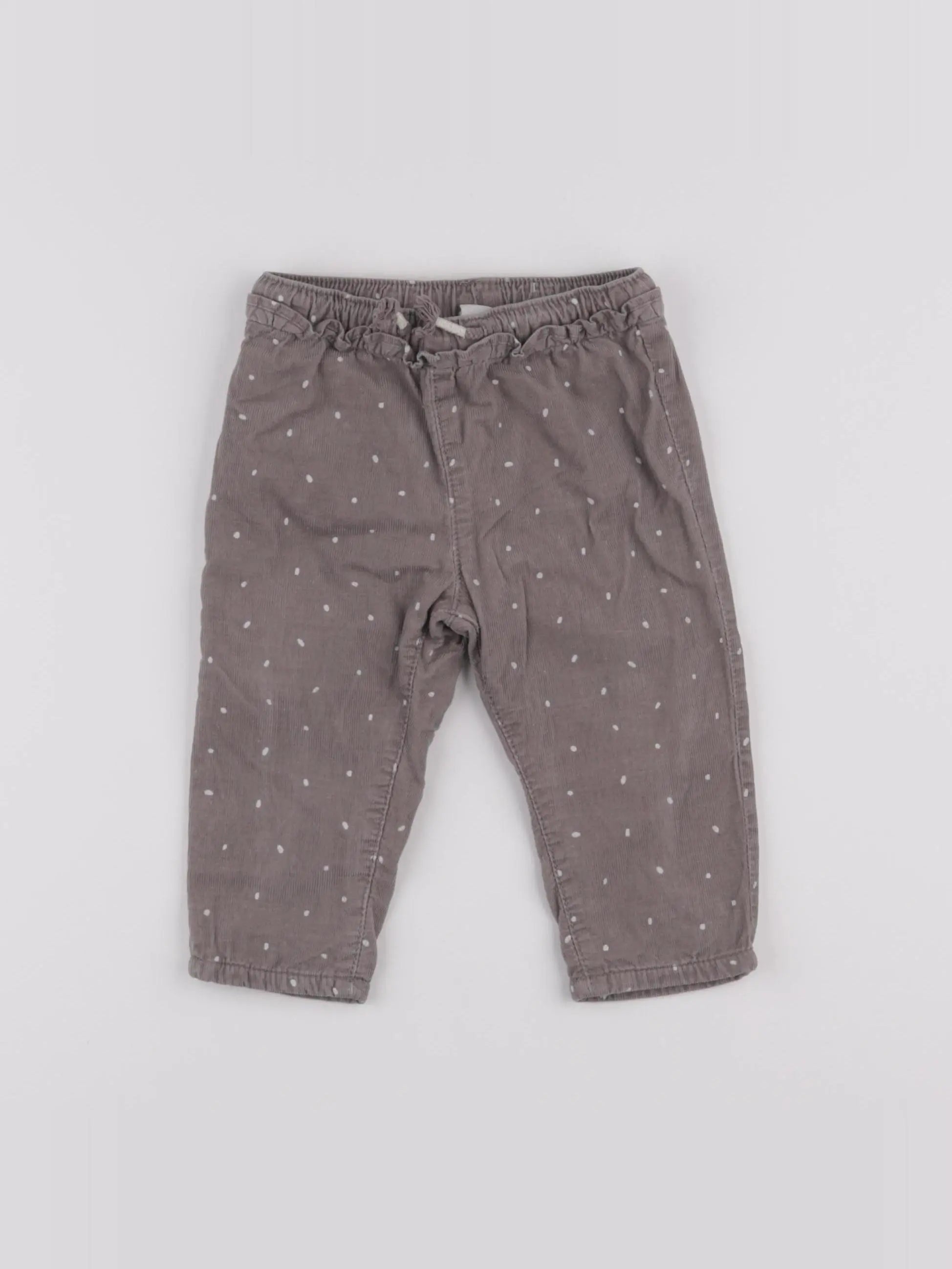 H&M - pantalon gris - 3/6 mois