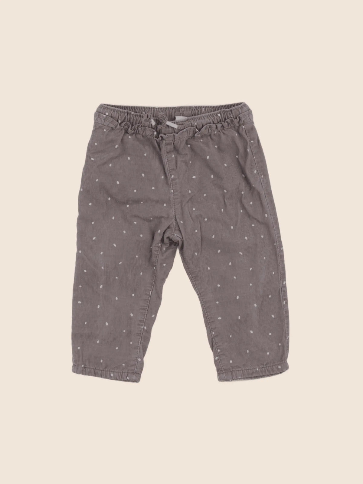 H&M - pantalon gris - 3/6 mois