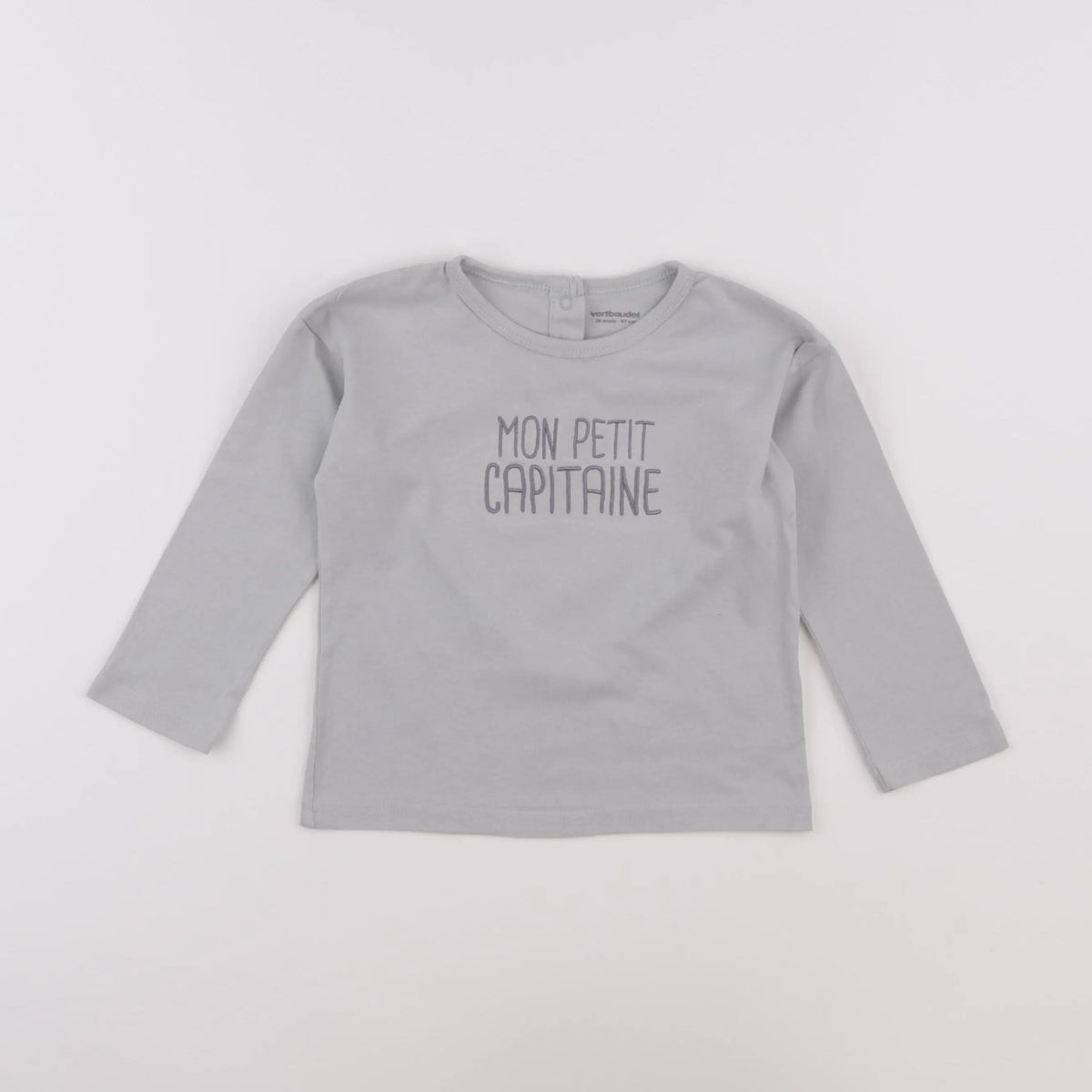 Vertbaudet - tee-shirt gris - 3 ans