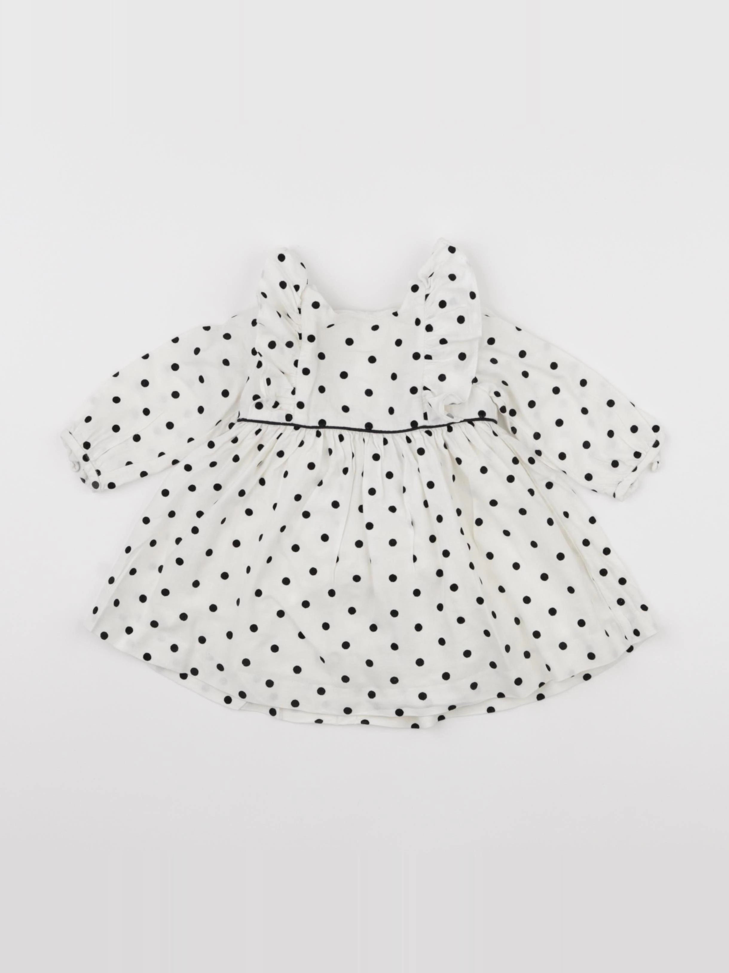 Jacadi - robe noir - 6 mois