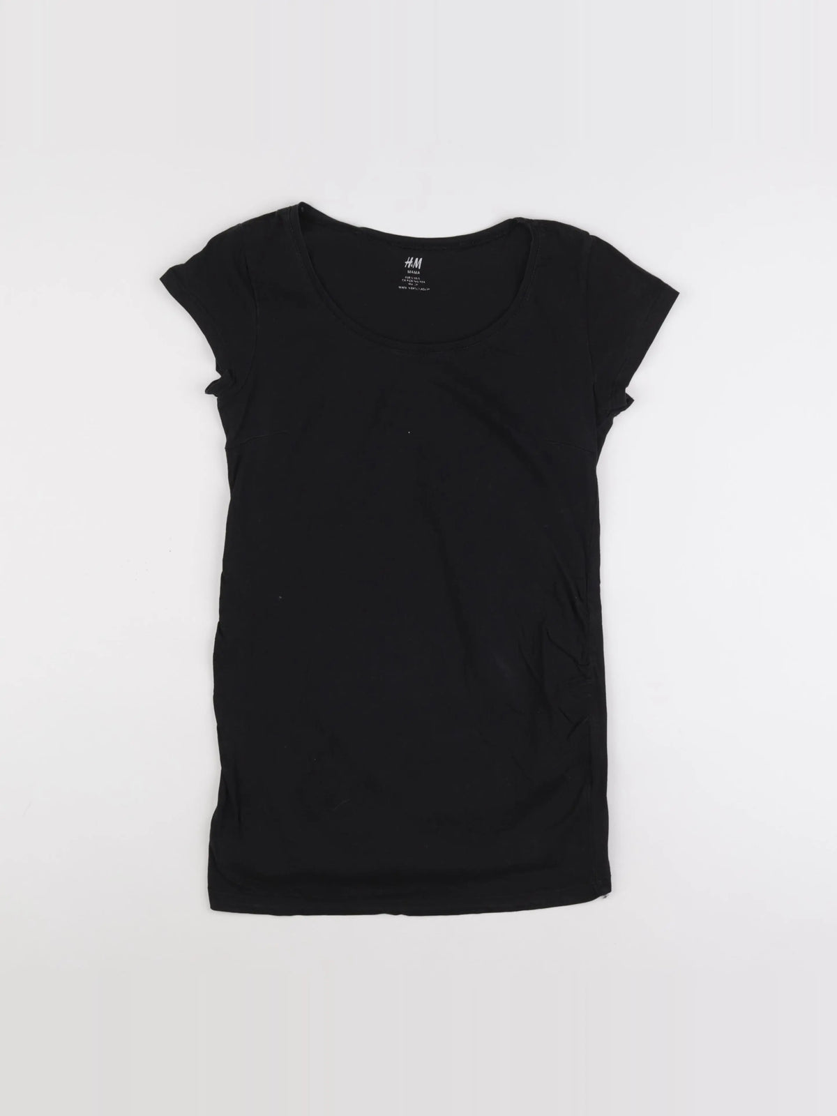 H&M - tee-shirt grossesse noir - s