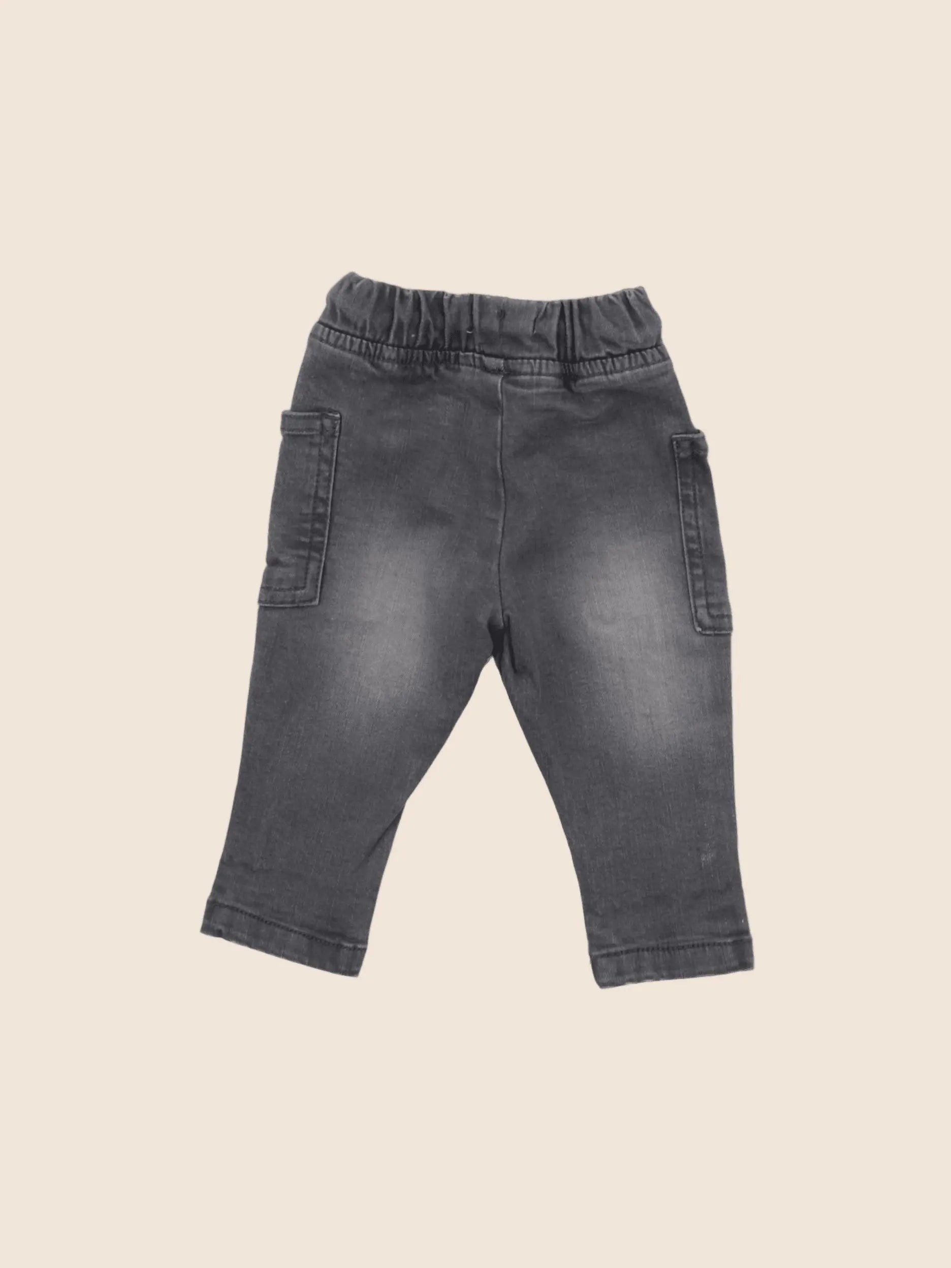 Vertbaudet - jean gris - 3 mois