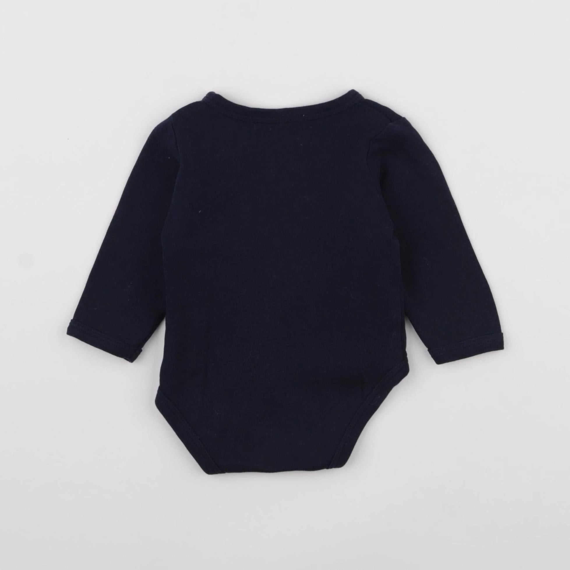 Vertbaudet - body bleu - 6 mois