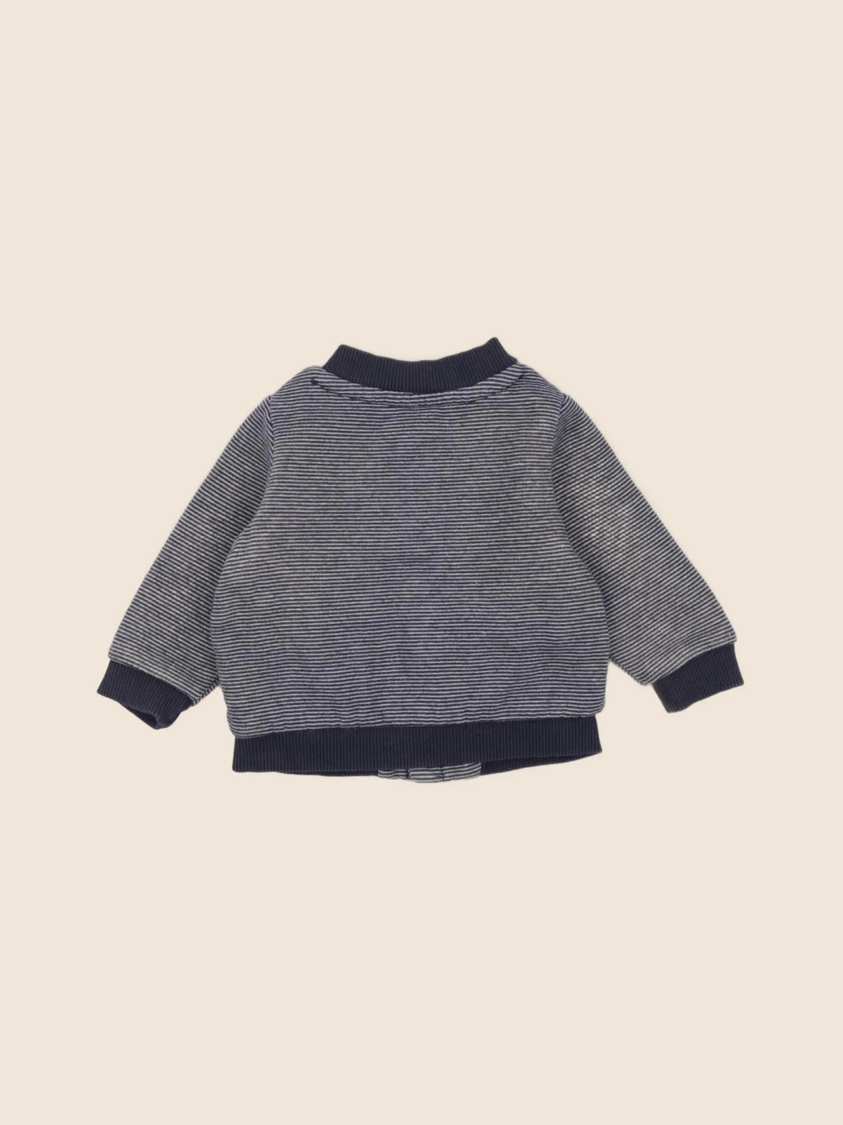 Tape à l'oeil - sweat bleu - 3 mois
