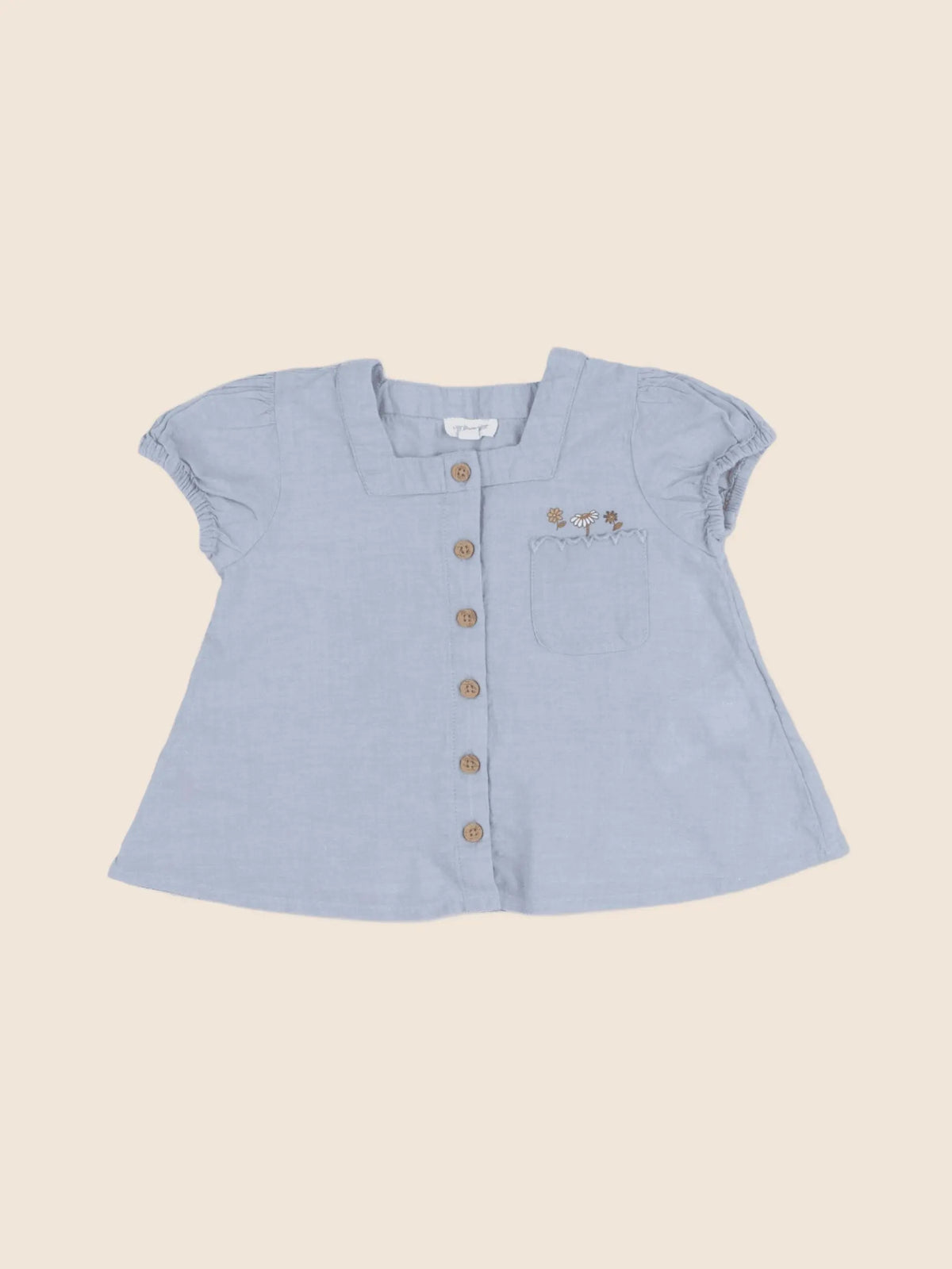 Vertbaudet - blouse bleu - 18 mois