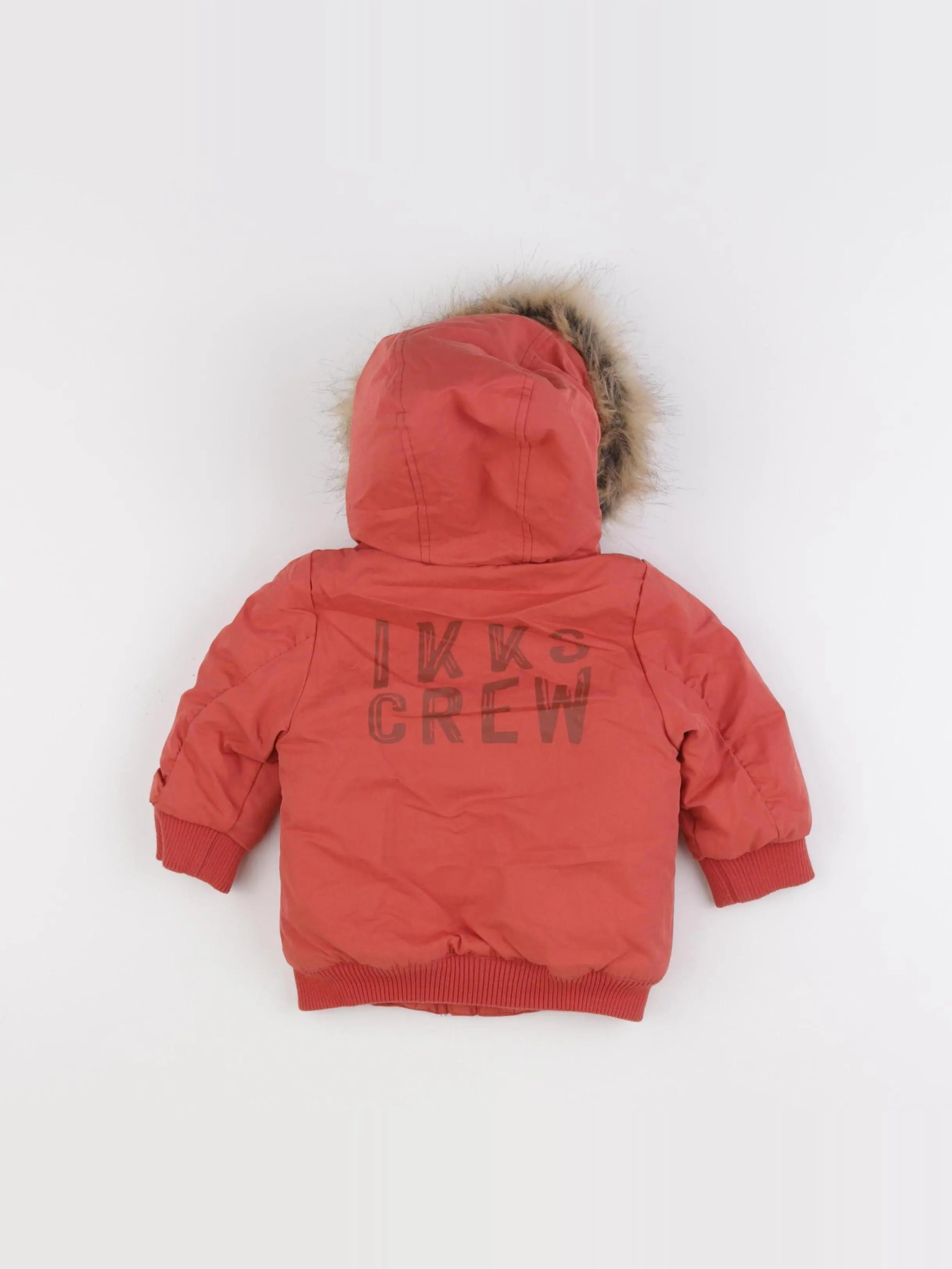IKKS - parka orange - 6 mois