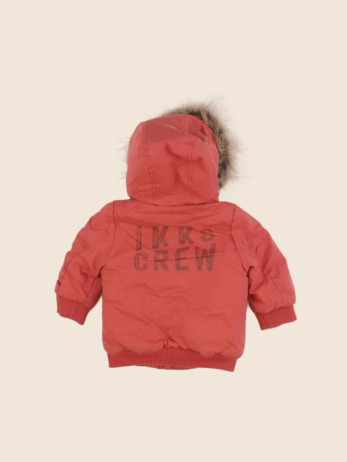 IKKS - parka orange - 6 mois