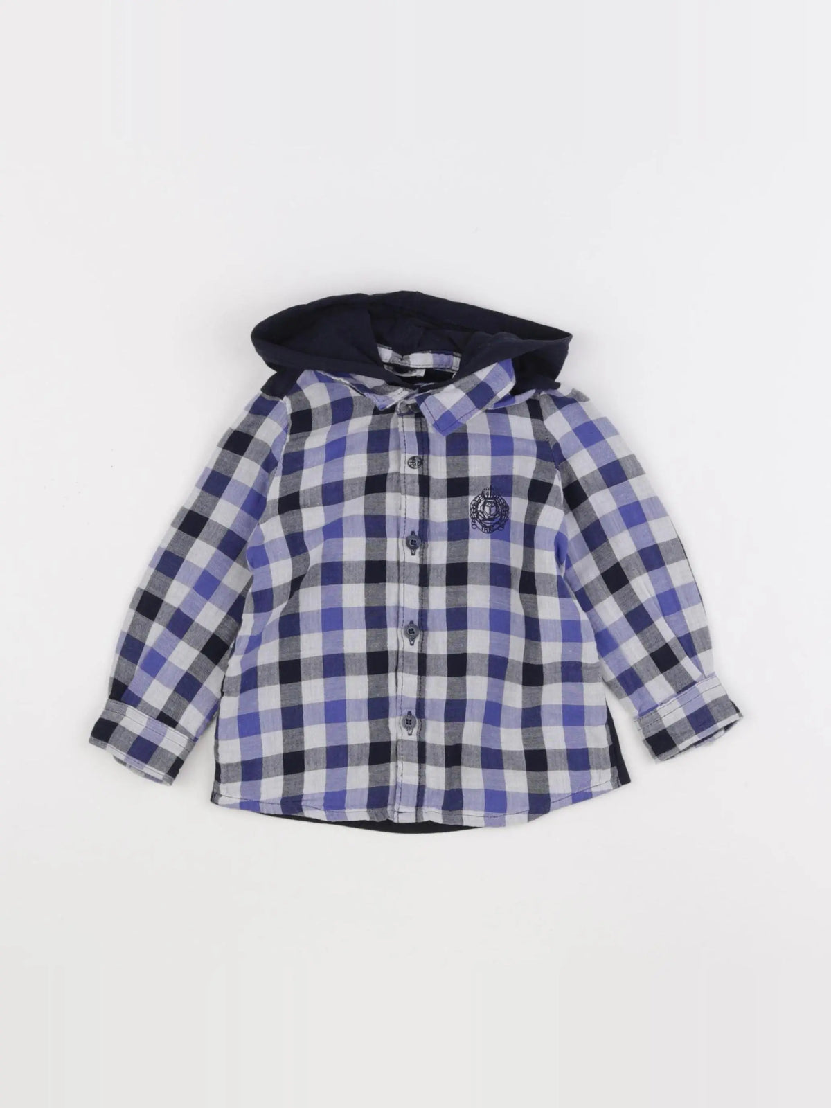 IKKS - chemise bleu - 12 mois