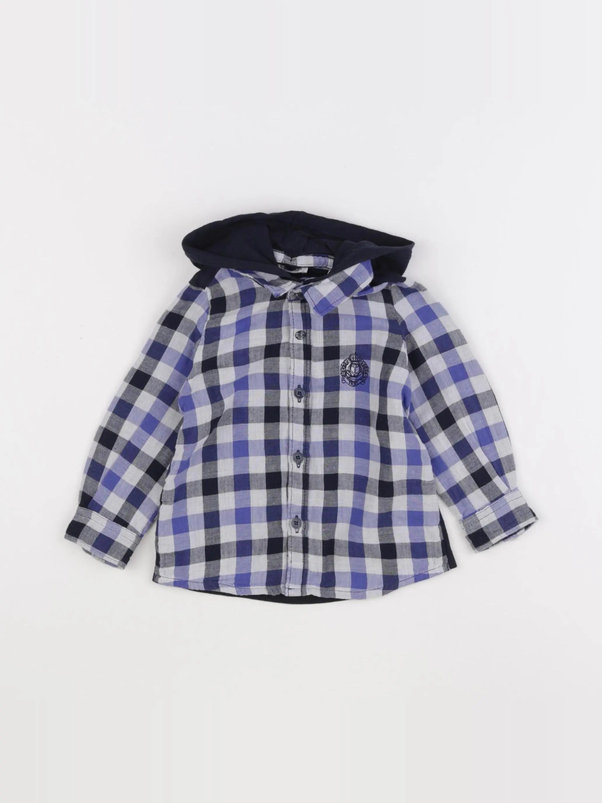 IKKS - chemise bleu - 12 mois