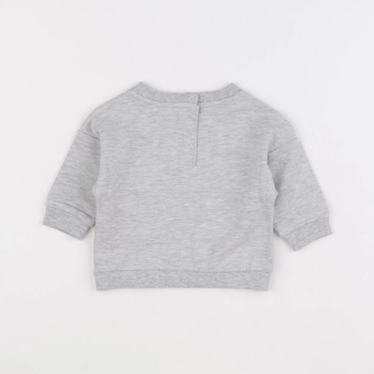 Vertbaudet - sweat gris - 3 mois