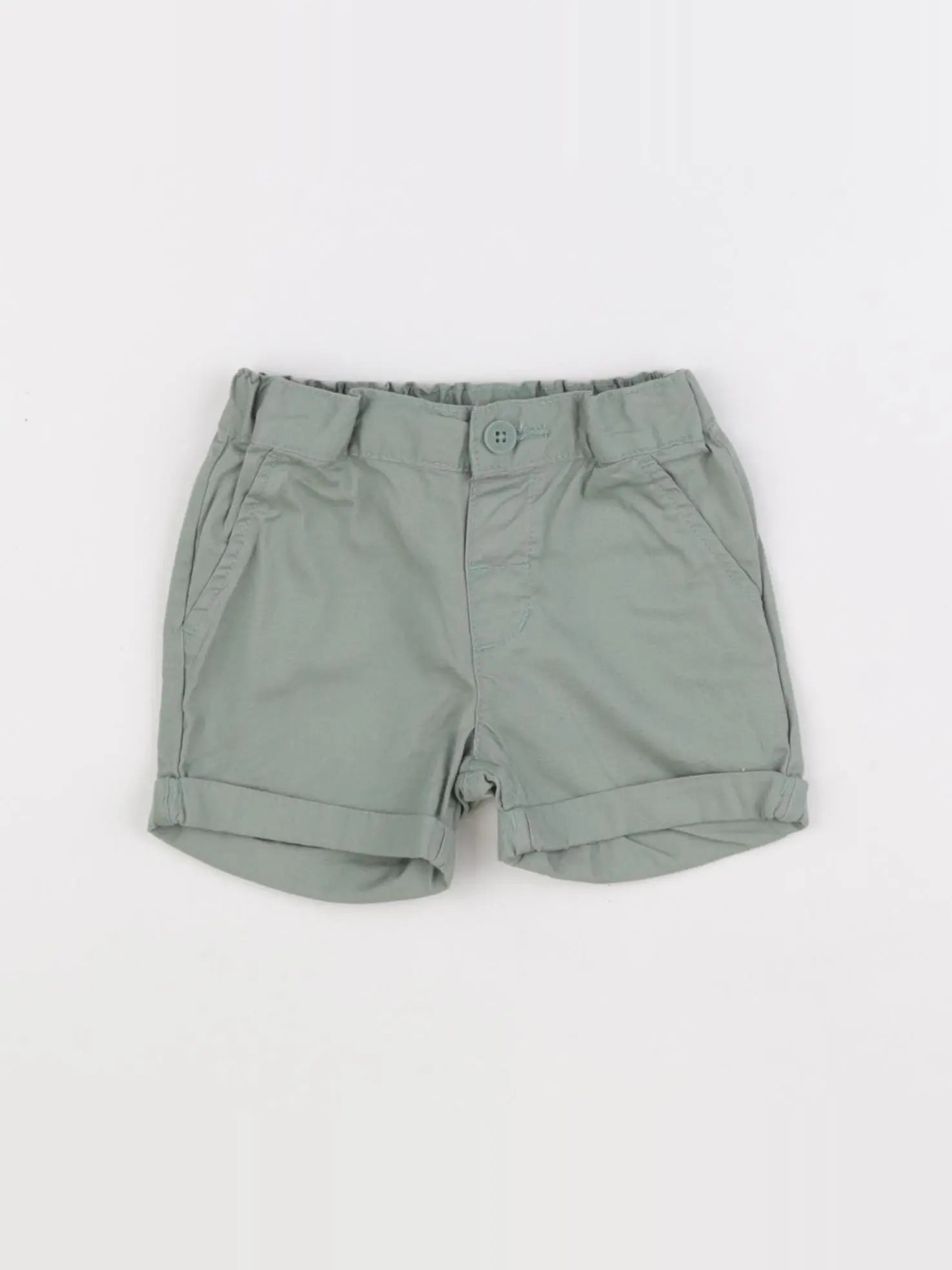 H&M - short vert - 3/6 mois