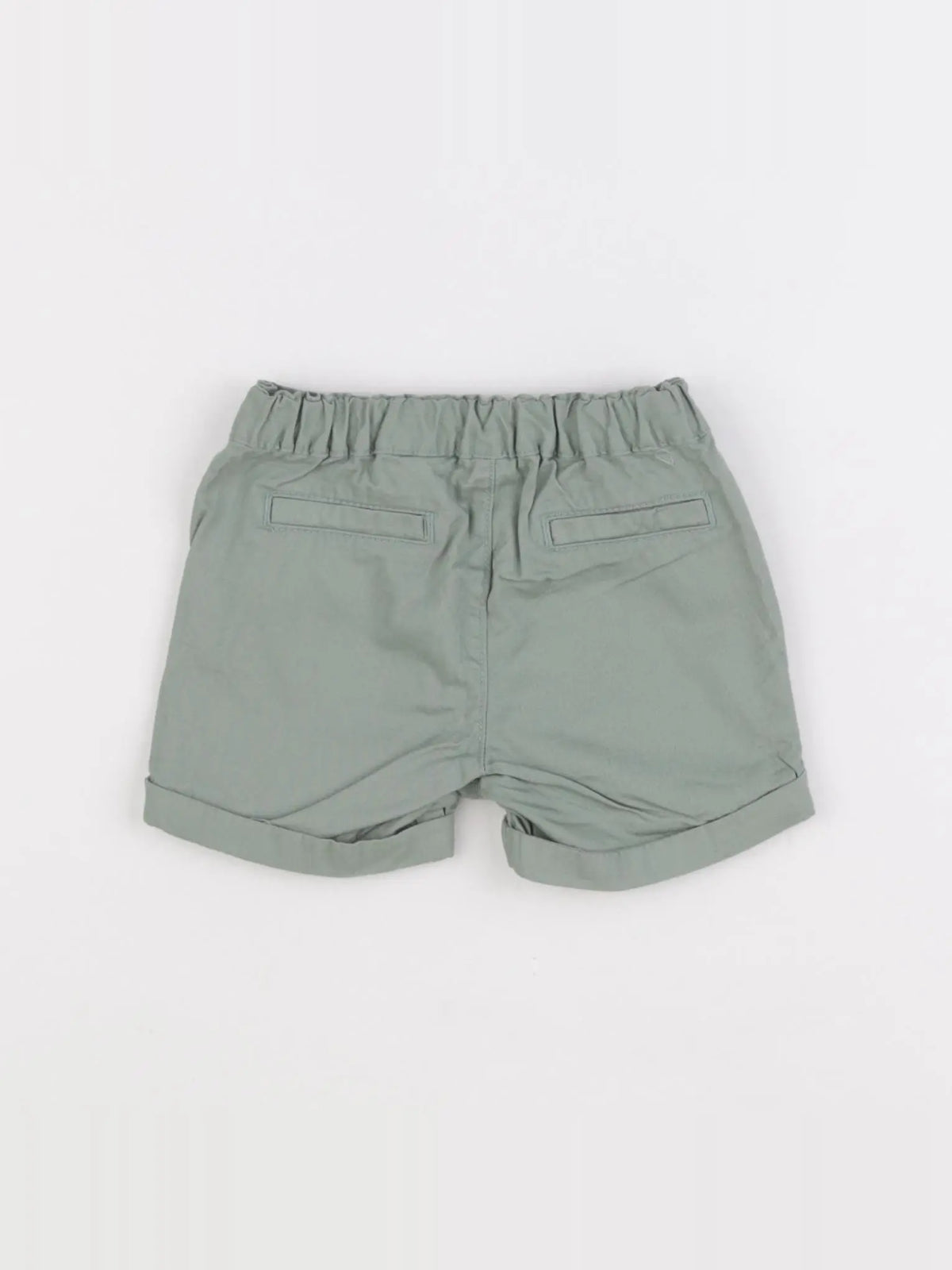 H&M - short vert - 3/6 mois