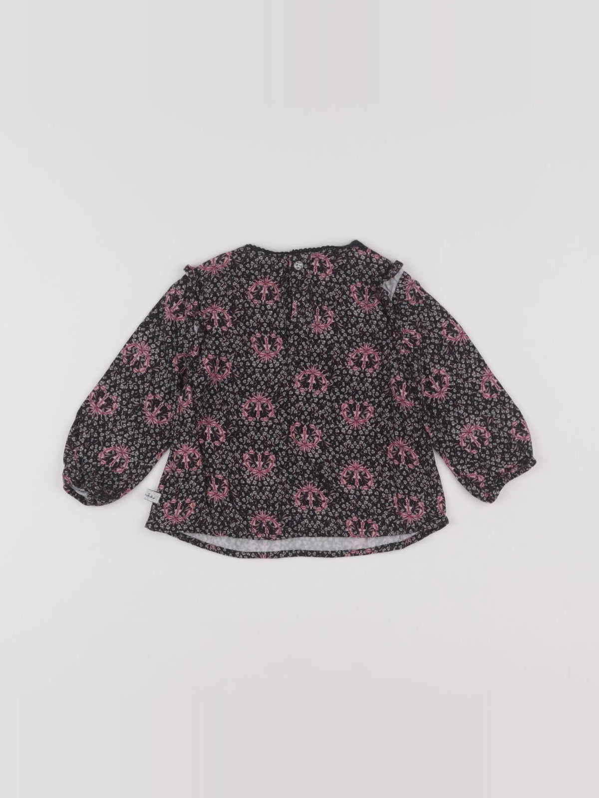 IKKS - blouse noir - 12 mois
