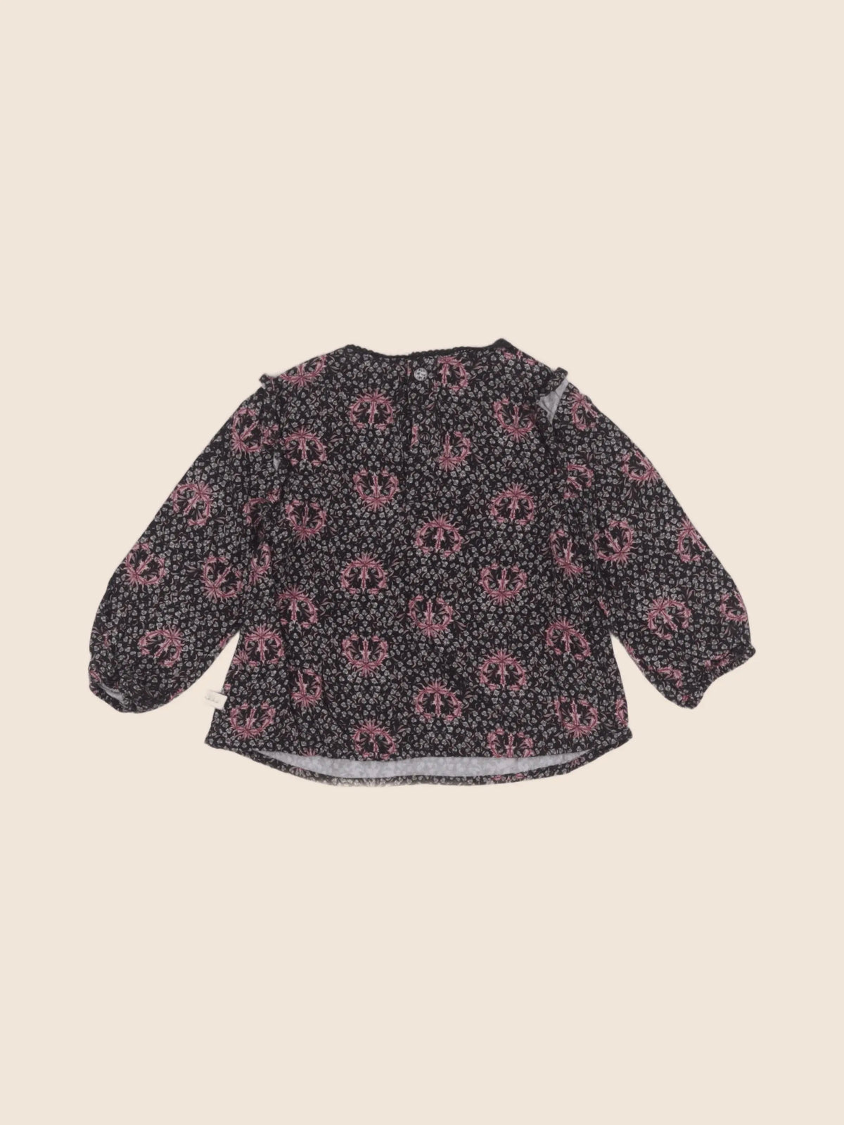 IKKS - blouse noir - 12 mois