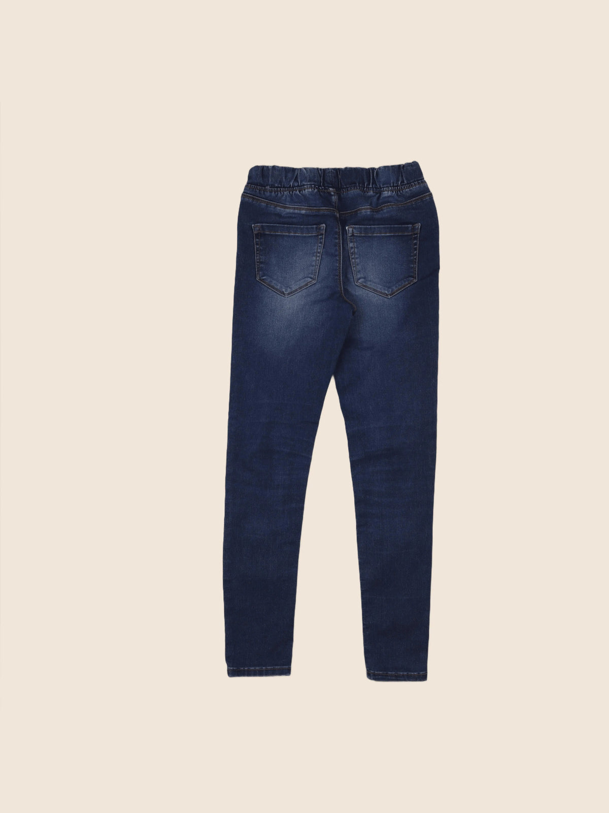 Vertbaudet - jegging coton bleu - 12 ans