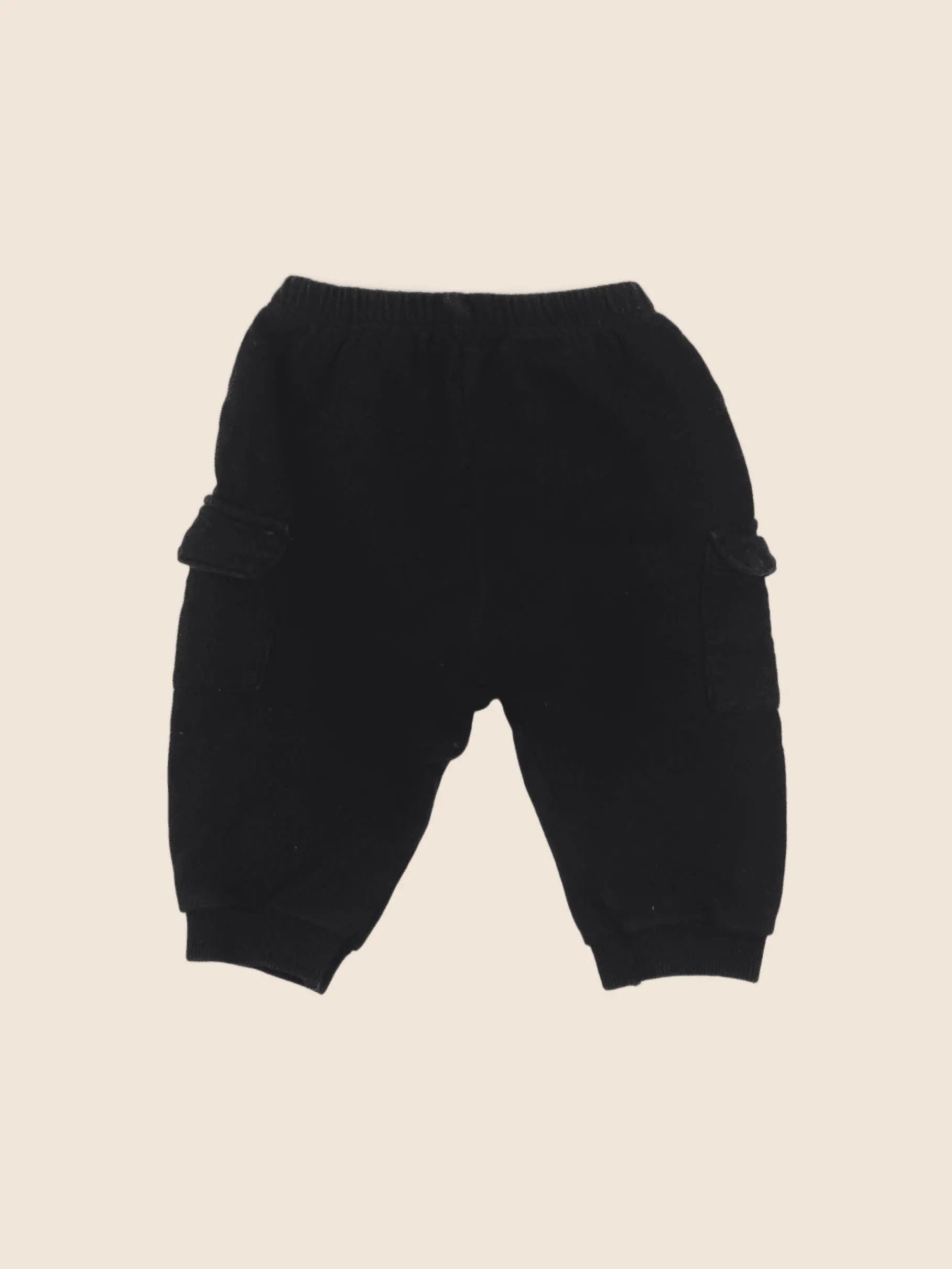 Zara - jogging noir - 6/9 mois