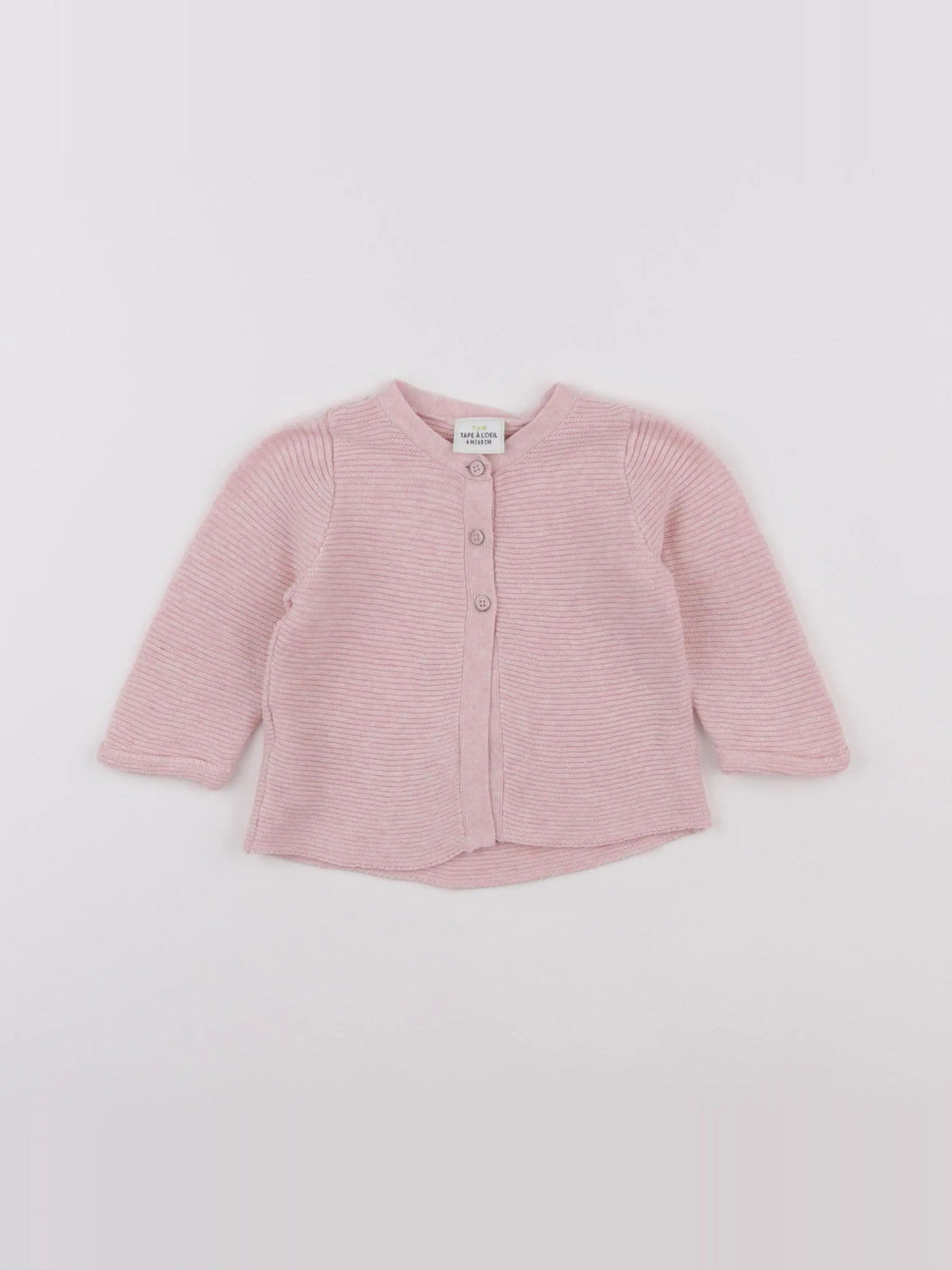 Tape à l'oeil - gilet rose - 6 mois