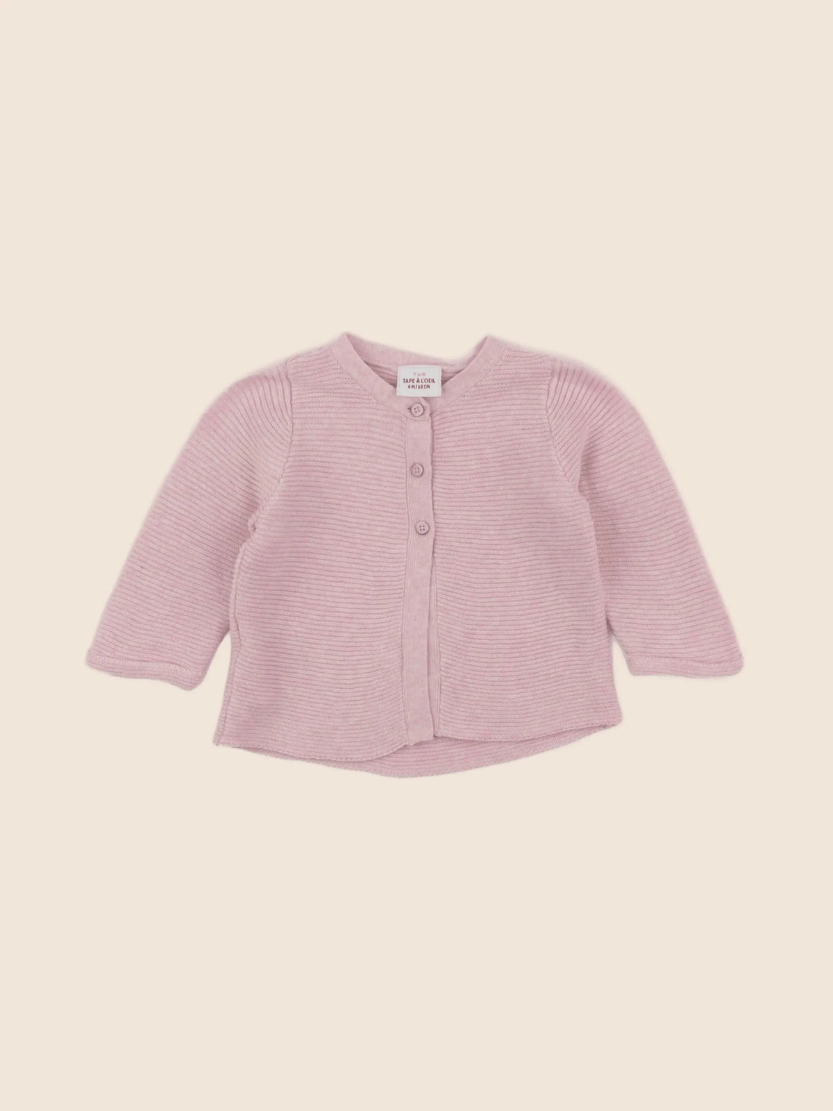 Tape à l'oeil - gilet rose - 6 mois