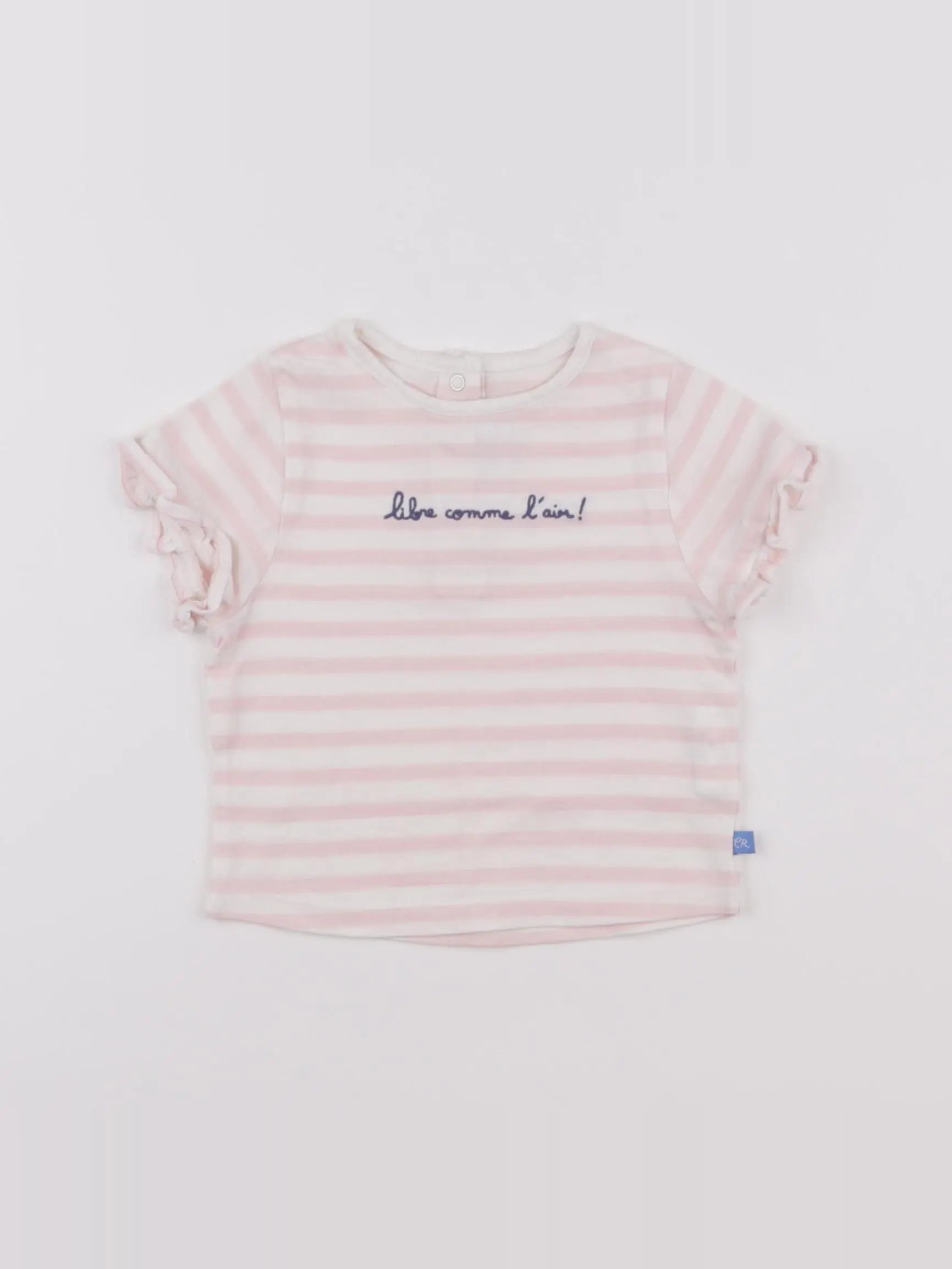 Cadet Rousselle - tee-shirt rose - 6 mois