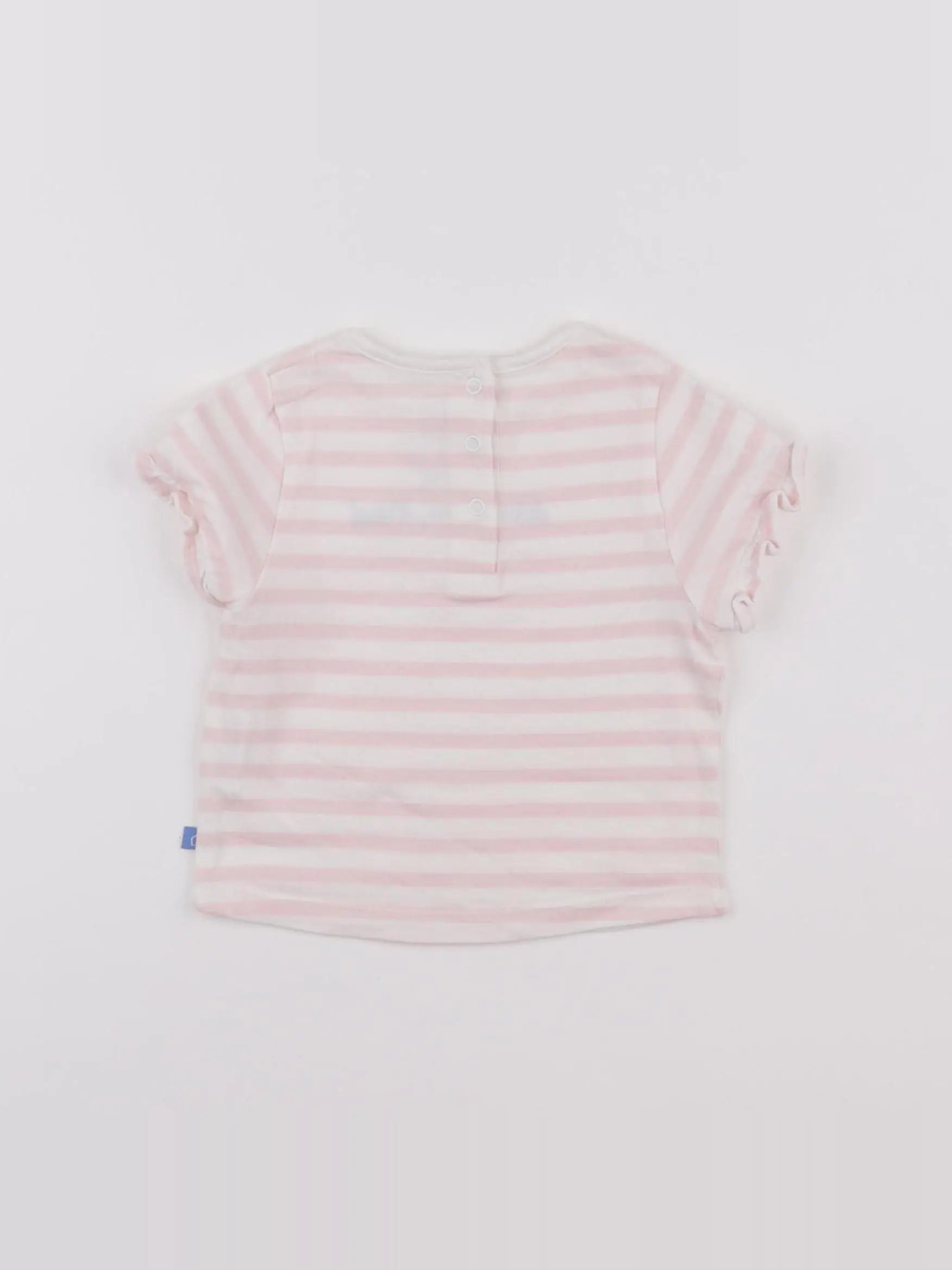 Cadet Rousselle - tee-shirt rose - 6 mois