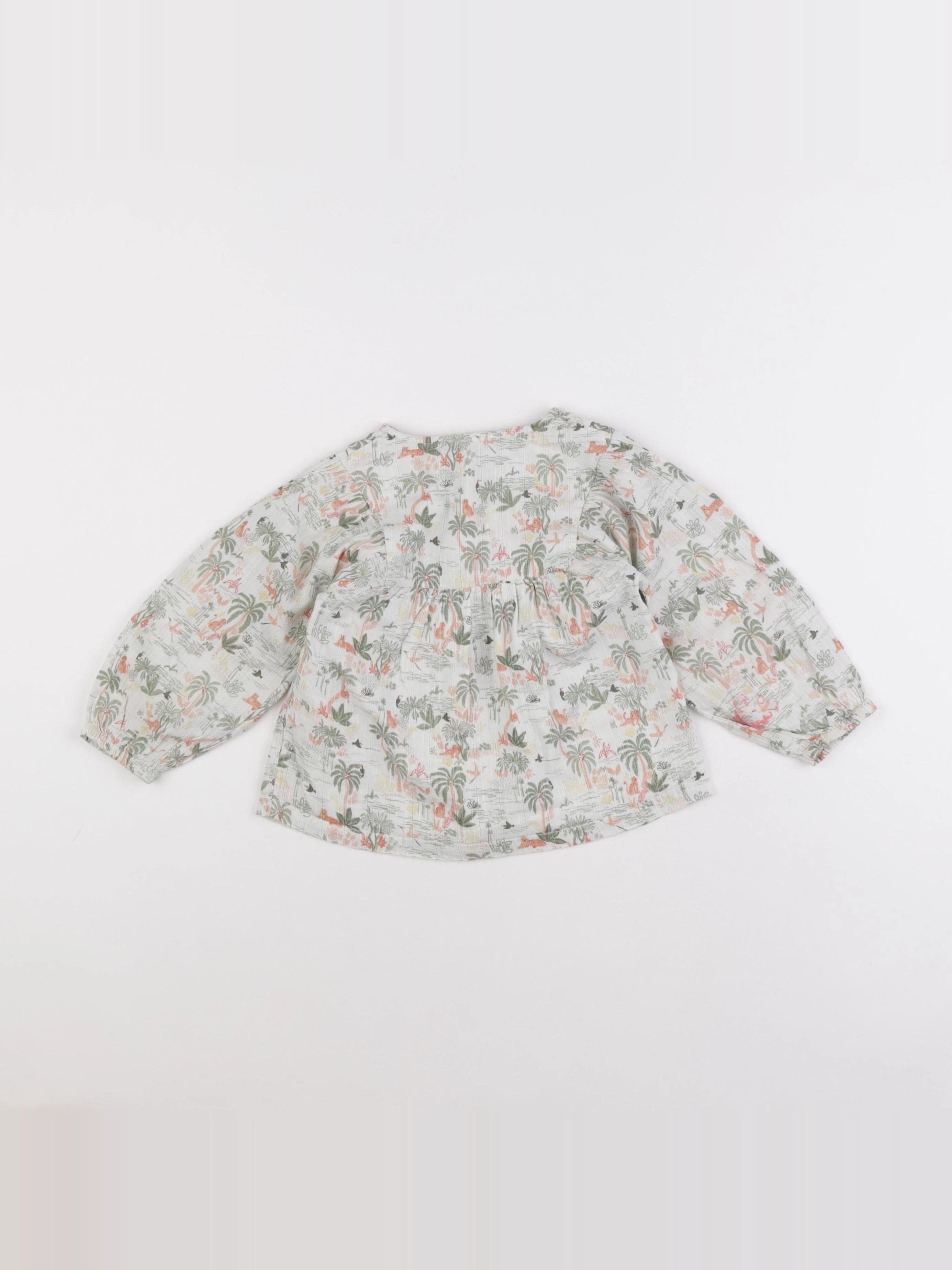 Tape à l'oeil - blouse blanc - 24 mois