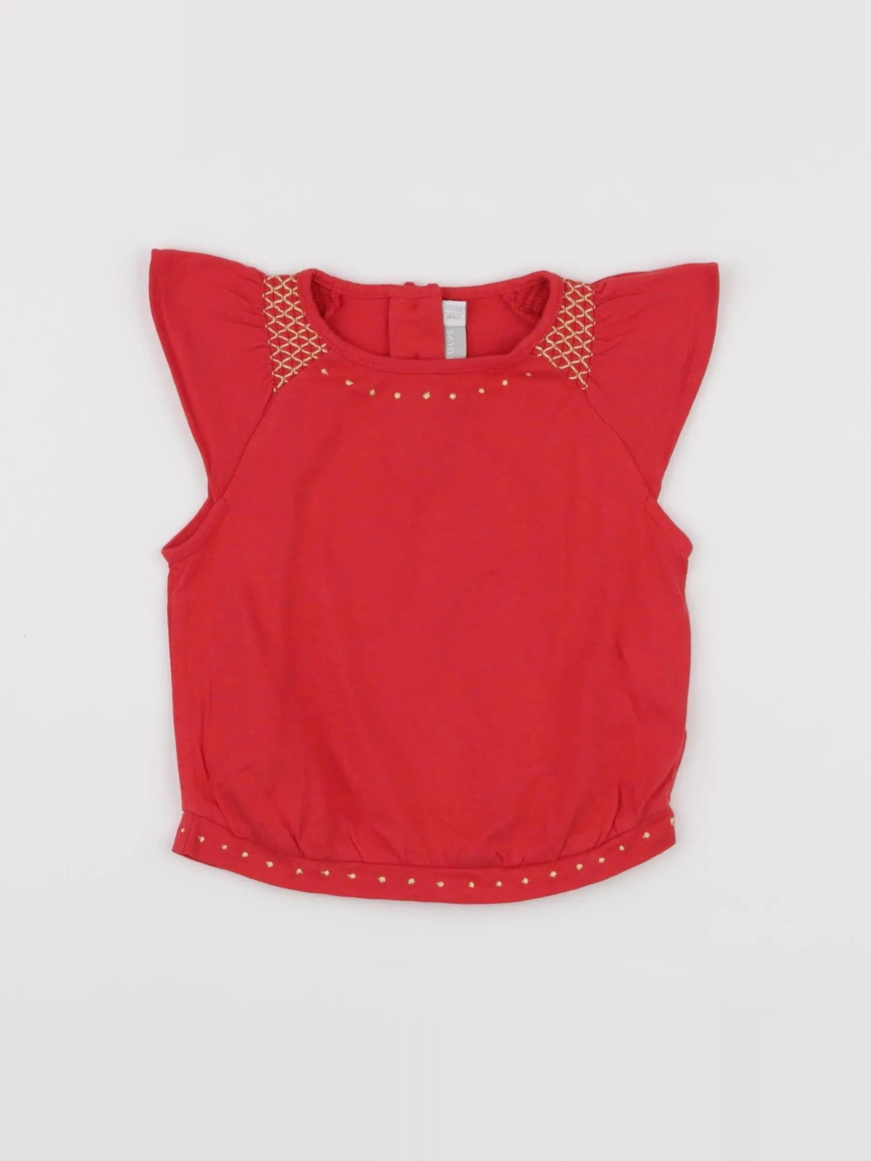 Natalys - tee-shirt rouge - 24 mois