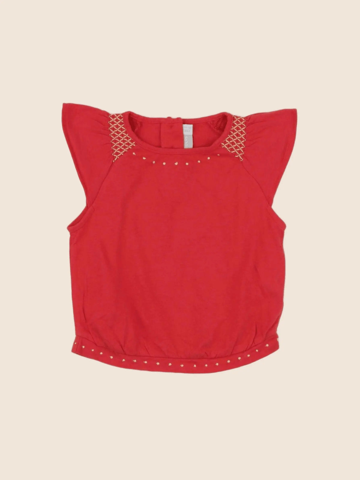 Natalys - tee-shirt rouge - 24 mois