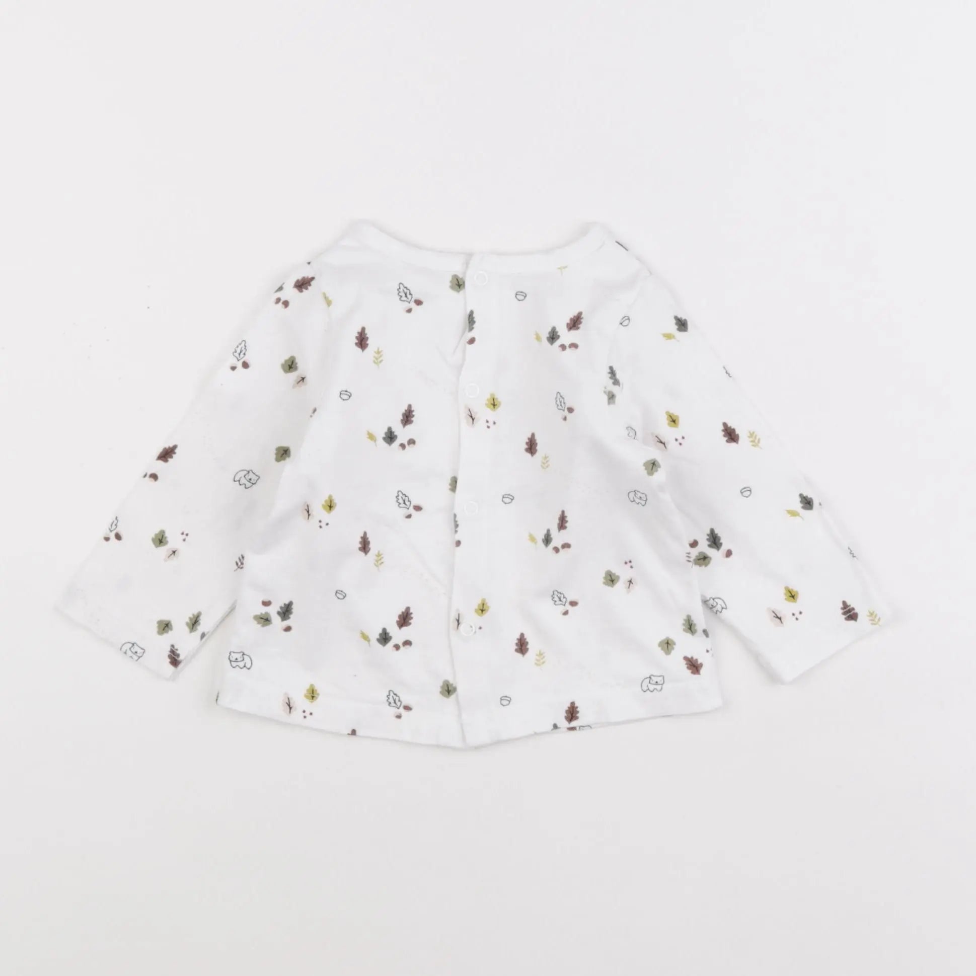 Vertbaudet - tee-shirt blanc - 6 mois