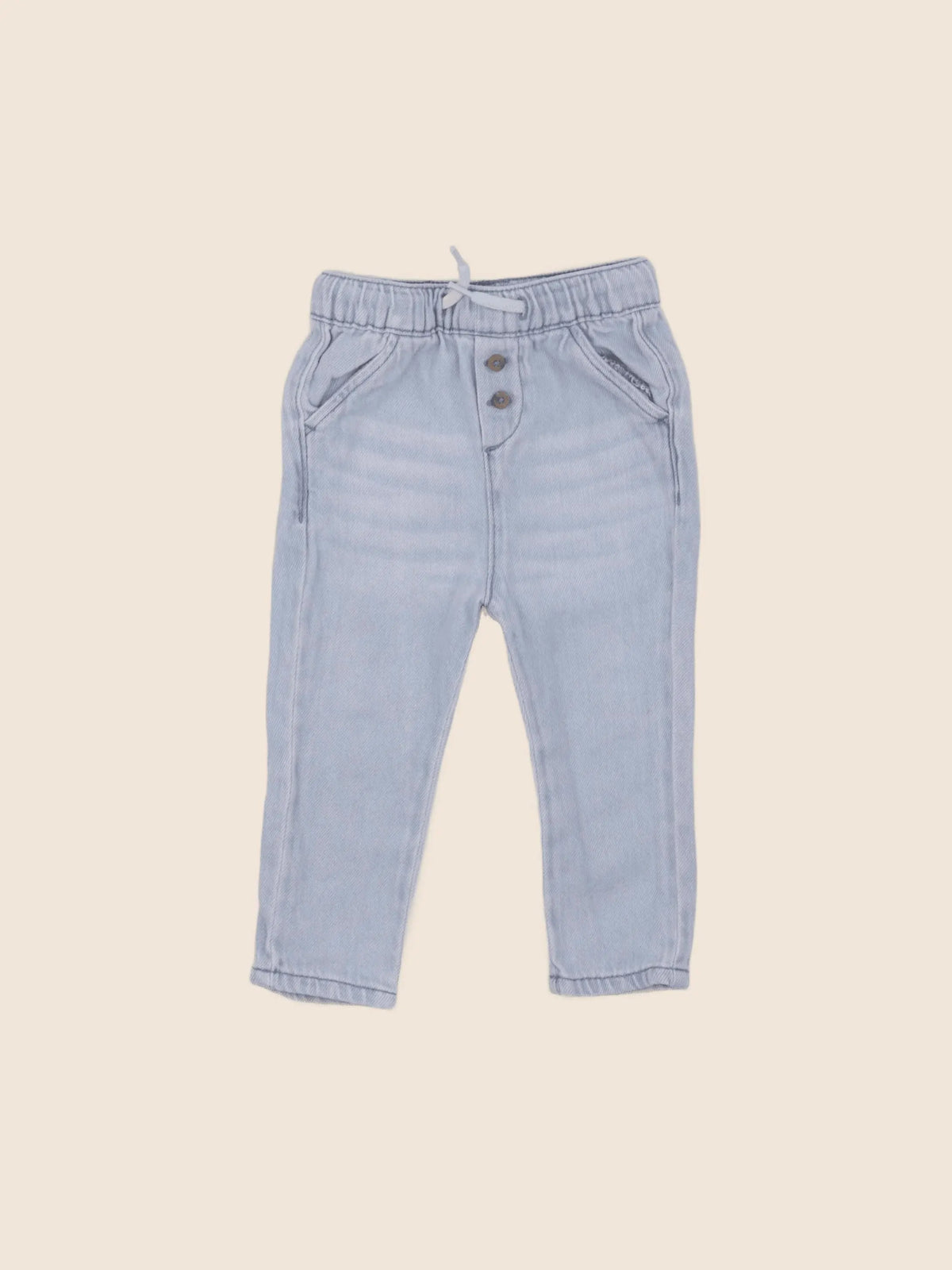 Vertbaudet - pantalon bleu - 9 mois