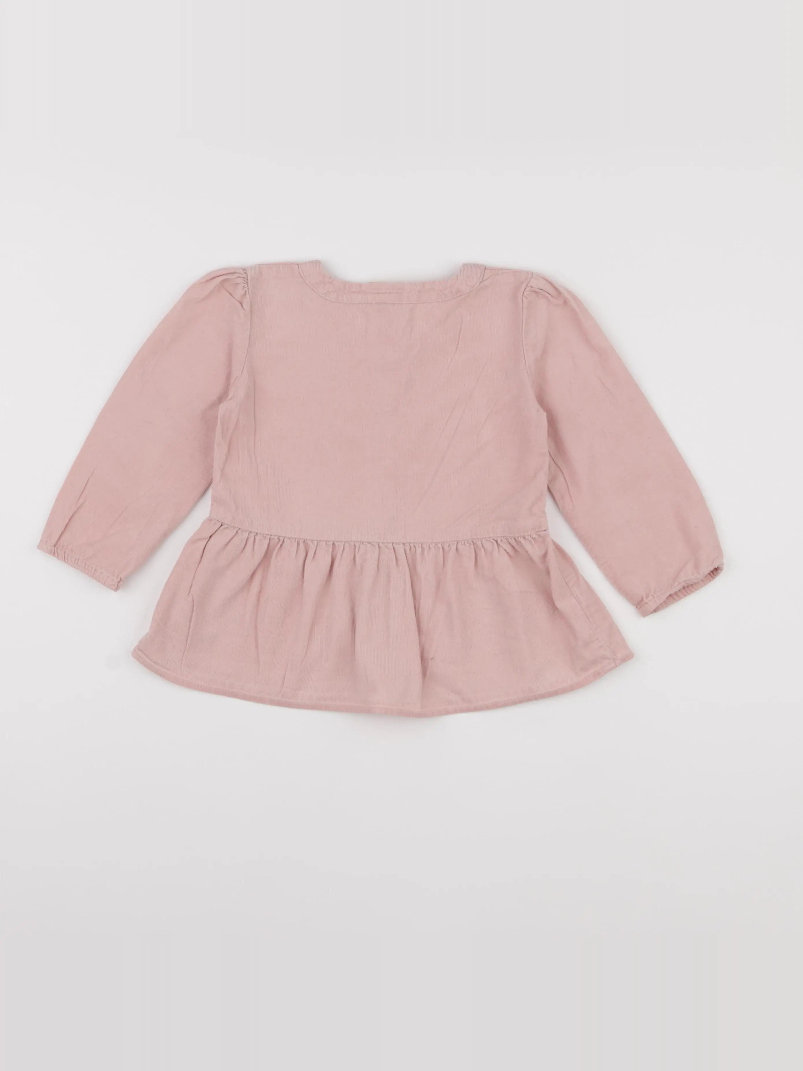 Manor Kids - blouse rose - 24 mois