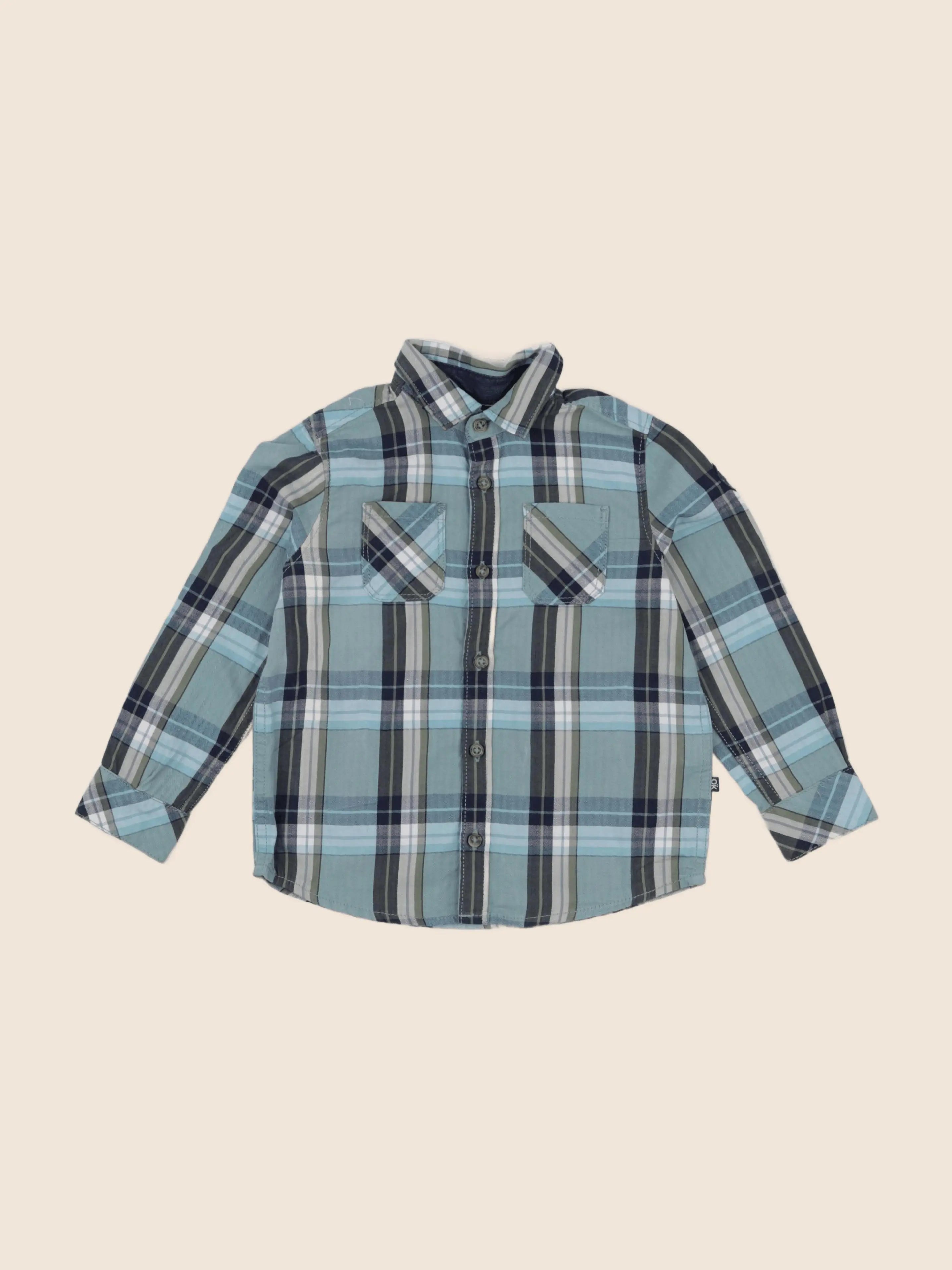 Okaidi - chemise bleu - 3 ans