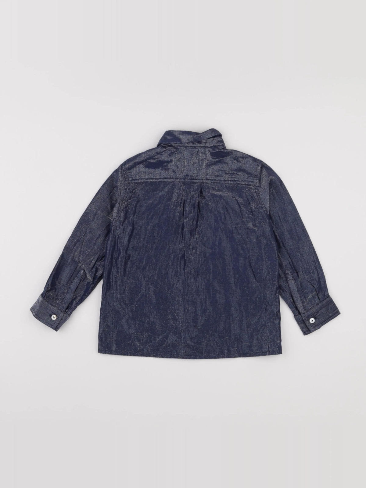 Bonton - chemise bleu, argent - 4 ans
