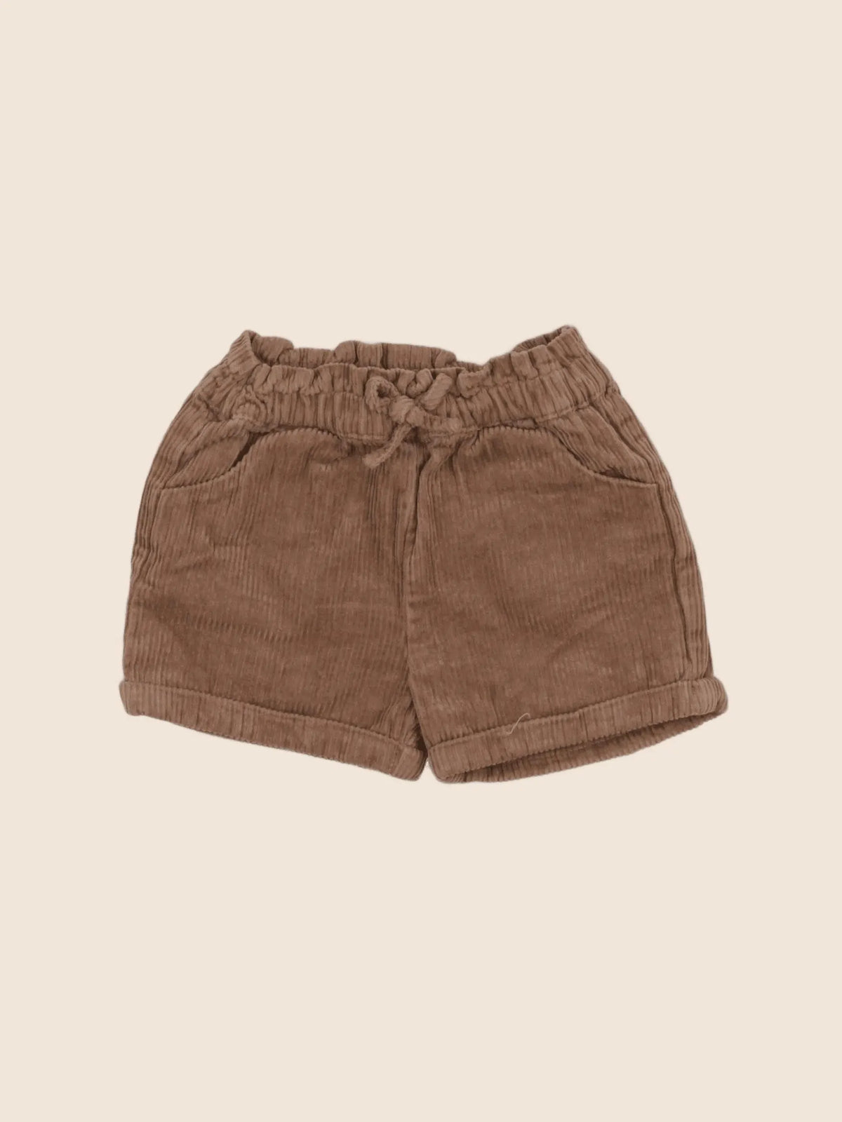 Vertbaudet - short marron - 18 mois