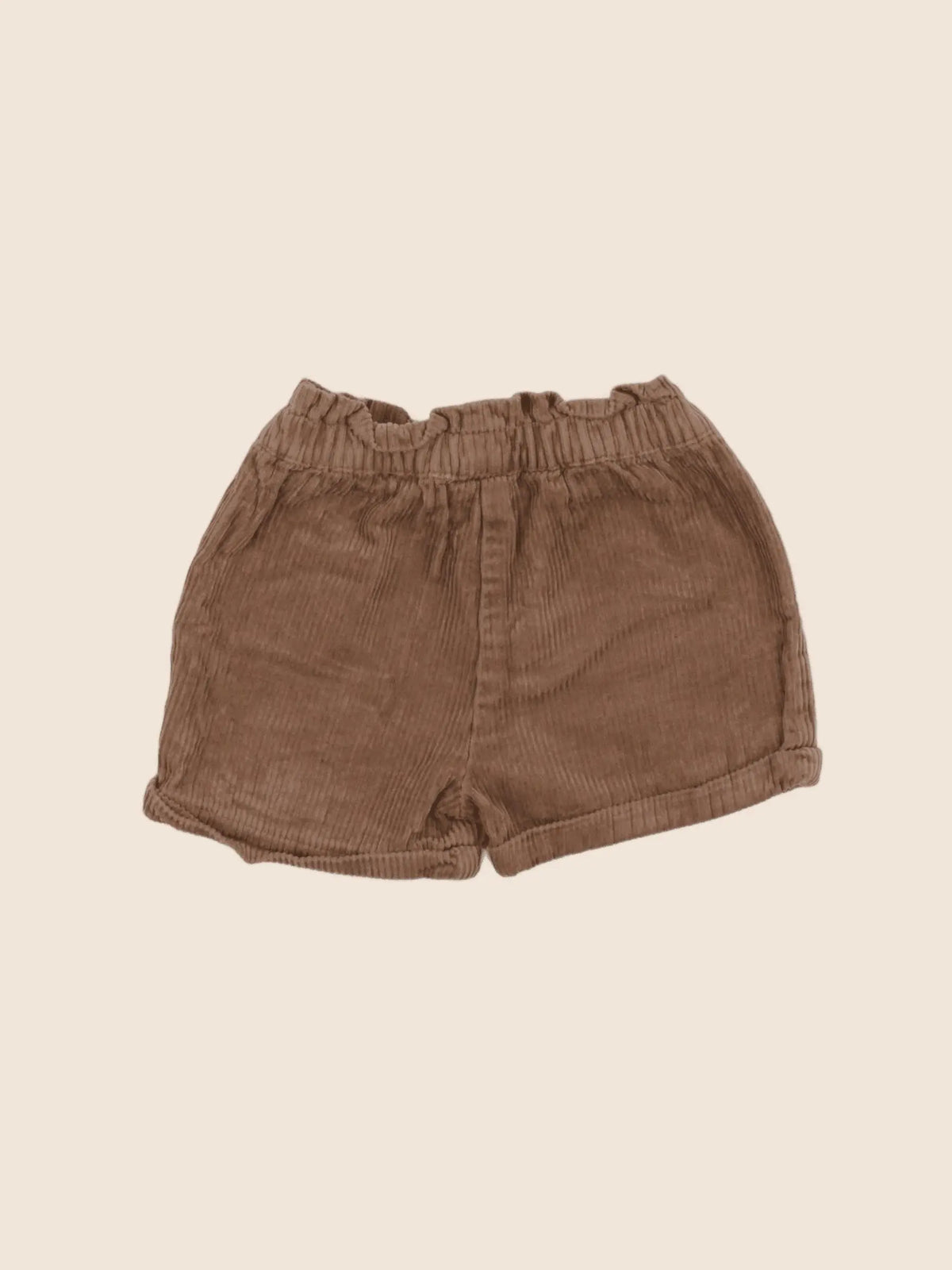 Vertbaudet - short marron - 18 mois