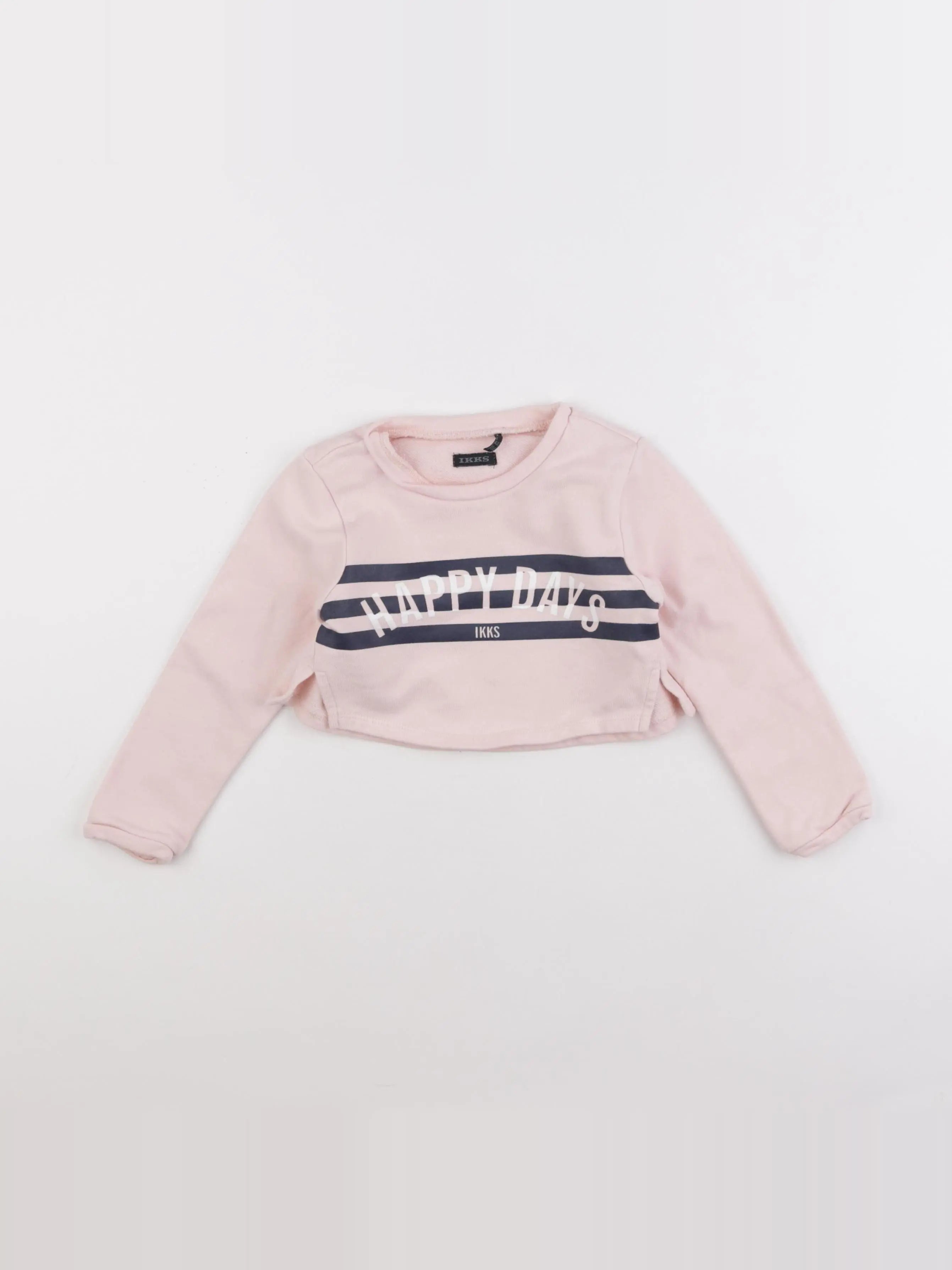 IKKS - sweat rose - 4 ans