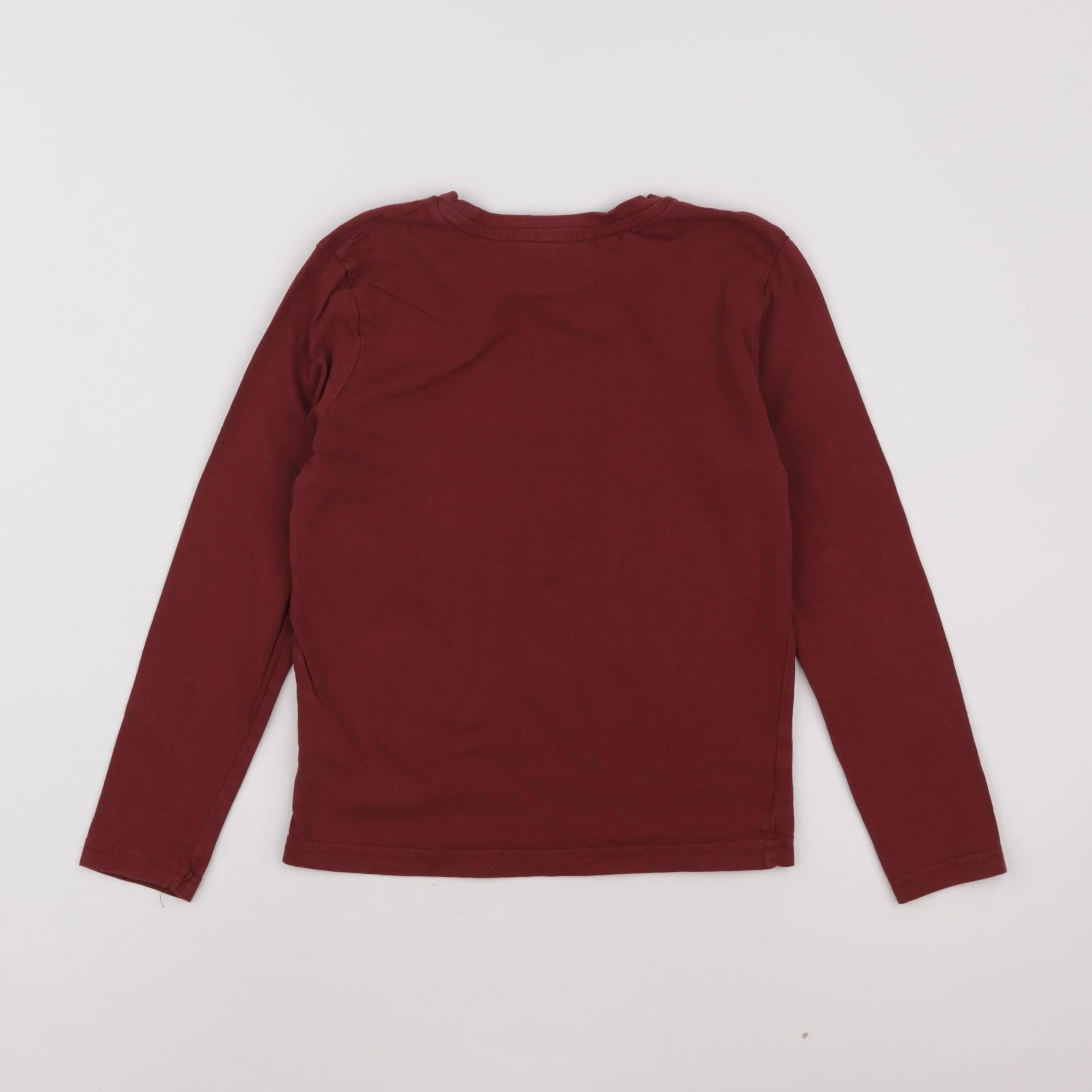 Vertbaudet - tee-shirt rouge - 8 ans