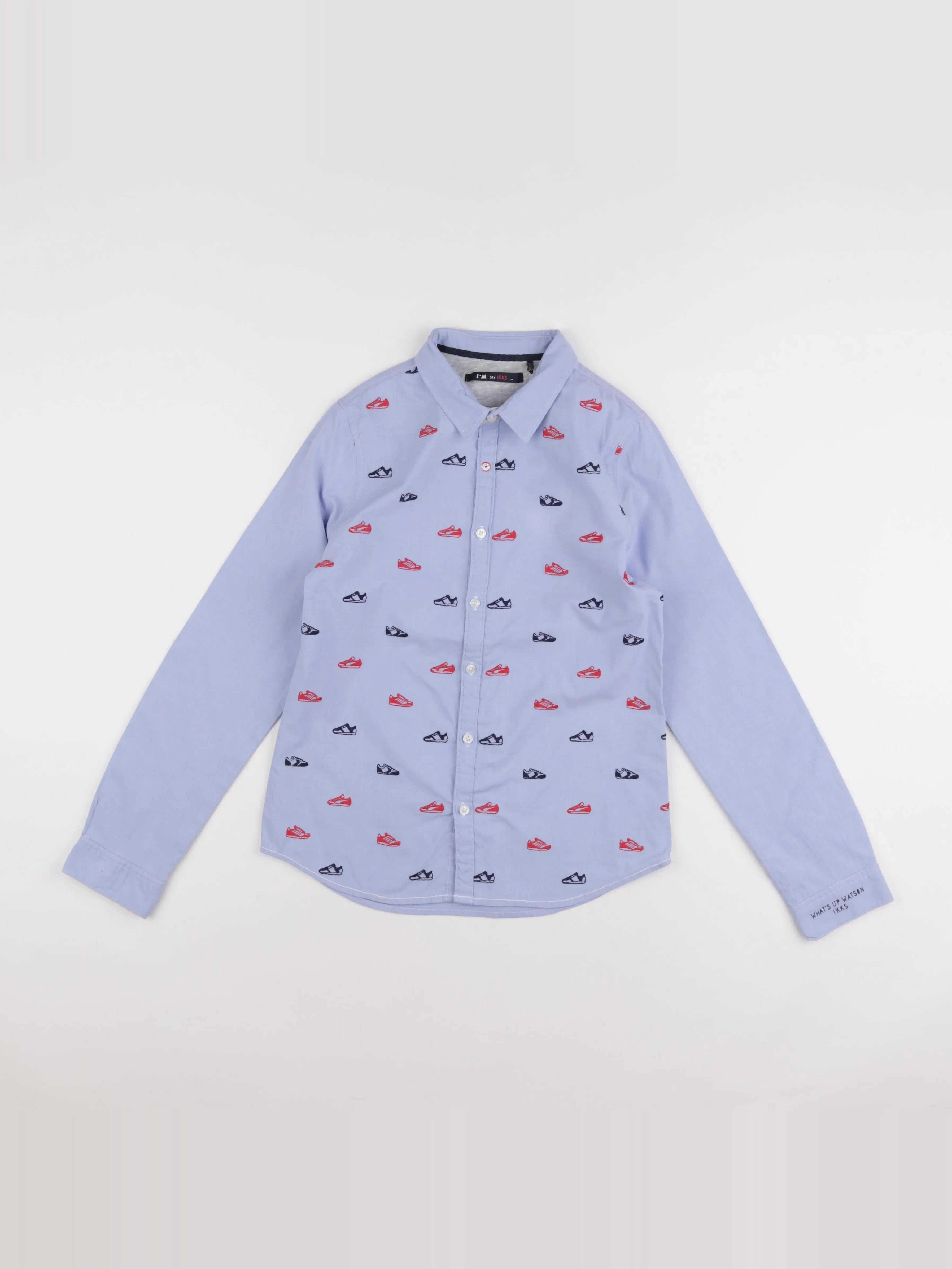 IKKS - chemise bleu - 12 ans