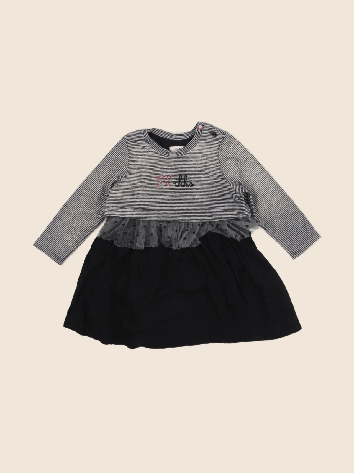 IKKS - robe noir - 12 mois