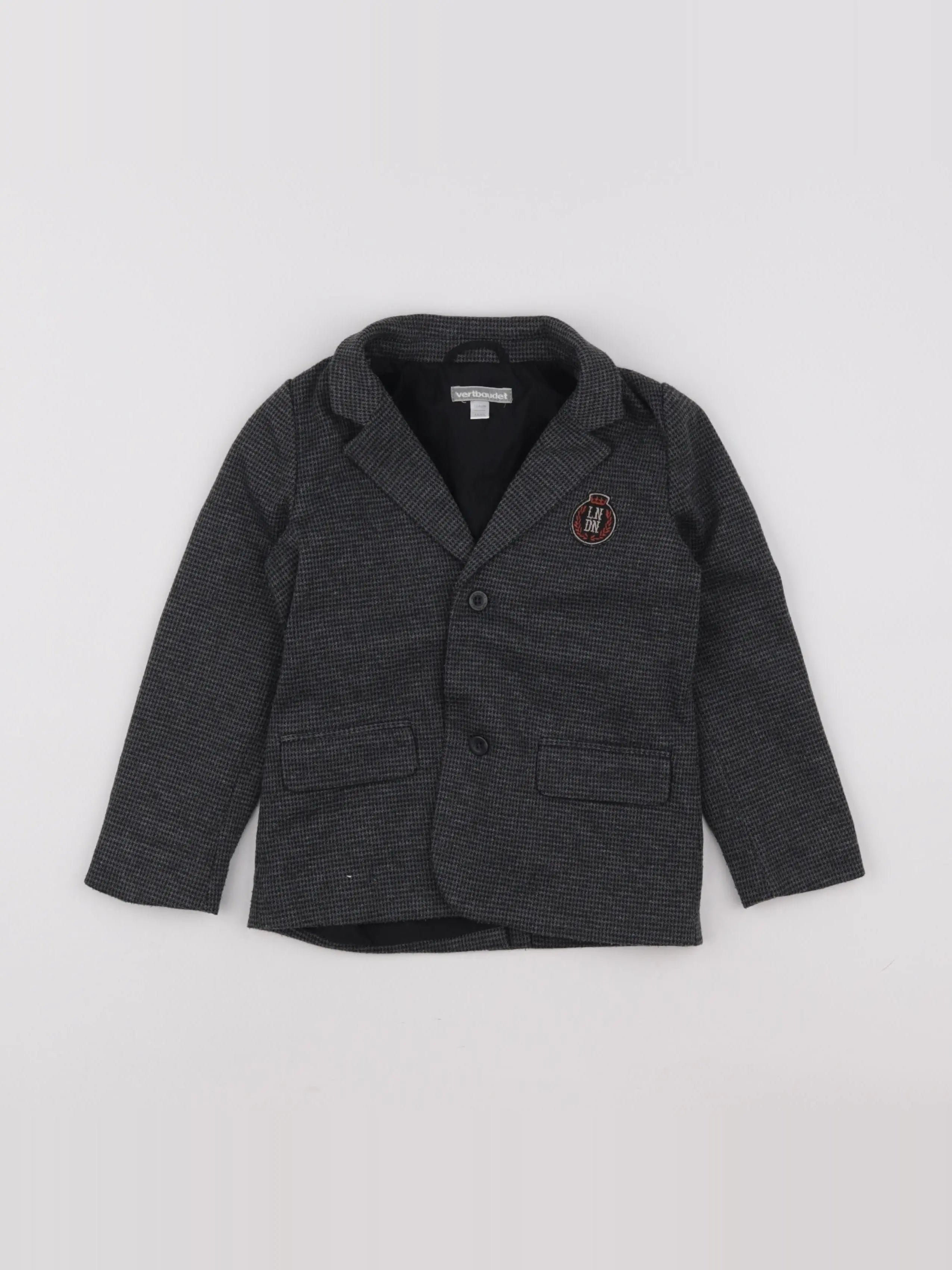 Vertbaudet - veste gris - 4 ans