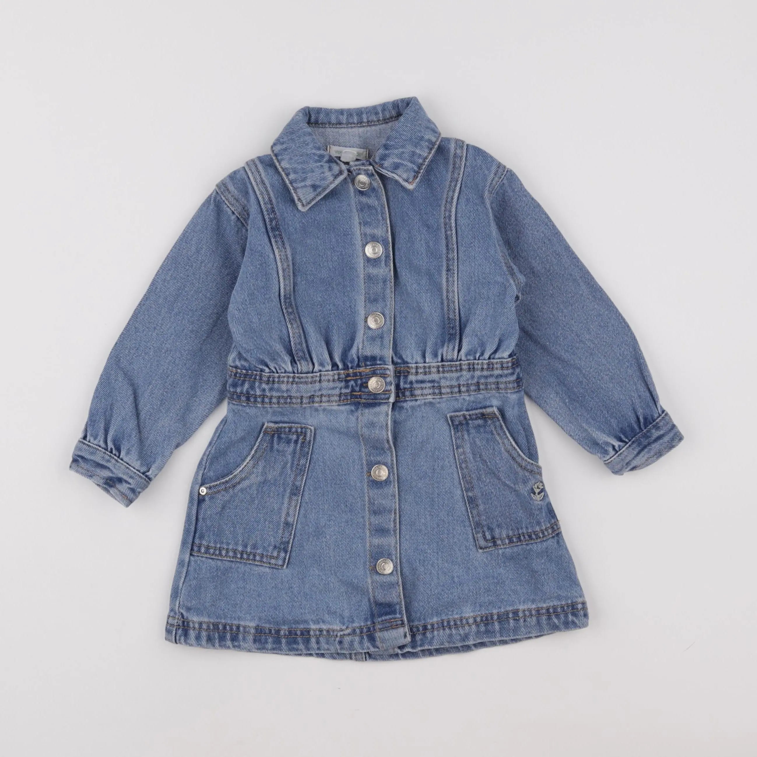 Vertbaudet - robe bleu - 3 ans