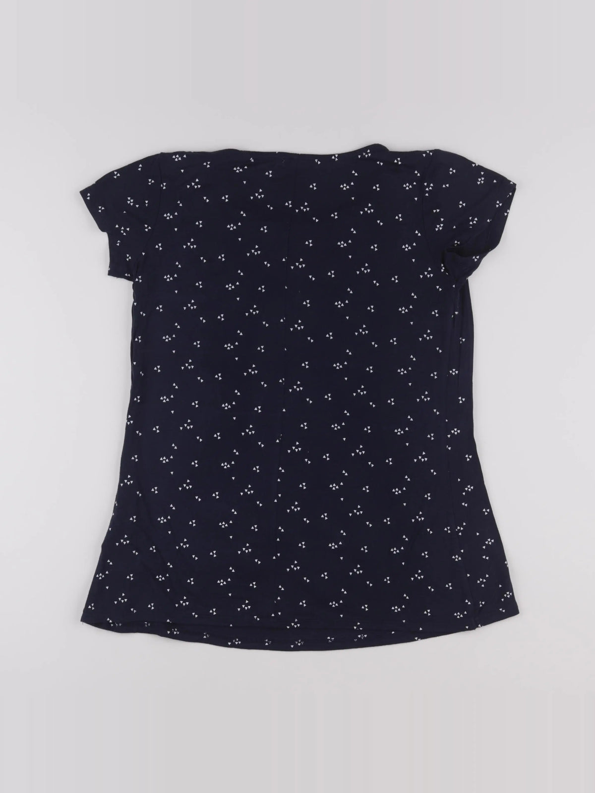 Vertbaudet - tee-shirt grossesse bleu, blanc - 34 à 36