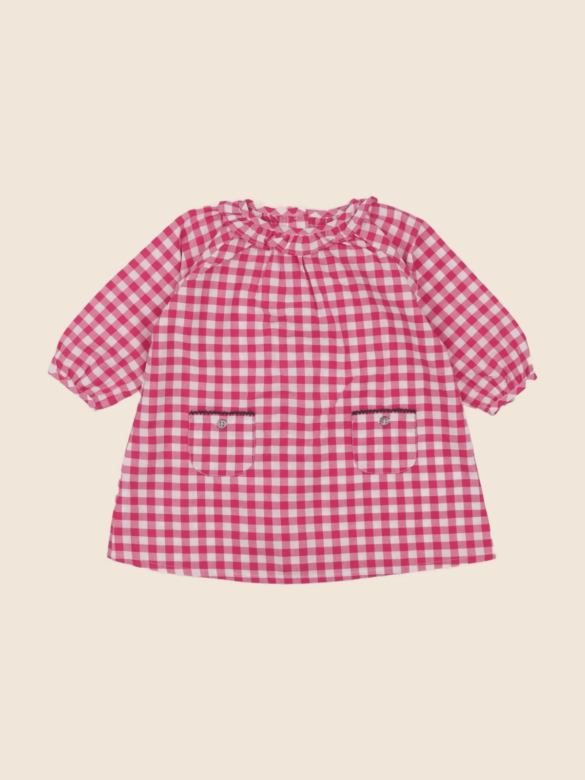 Petit Bateau - robe rose - 12 mois