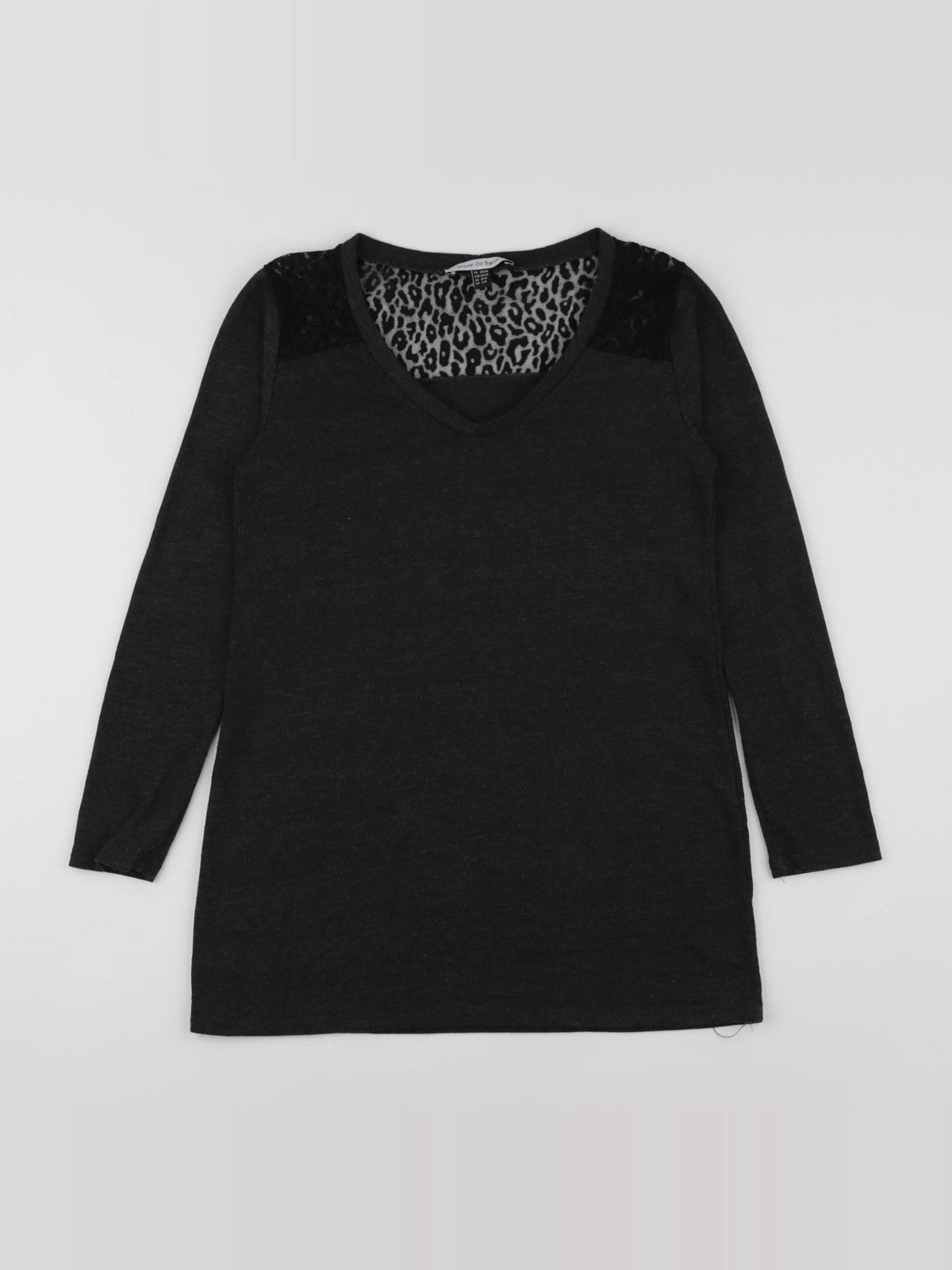 Envie de fraise - tee-shirt grossesse gris, noir - 36 à 38