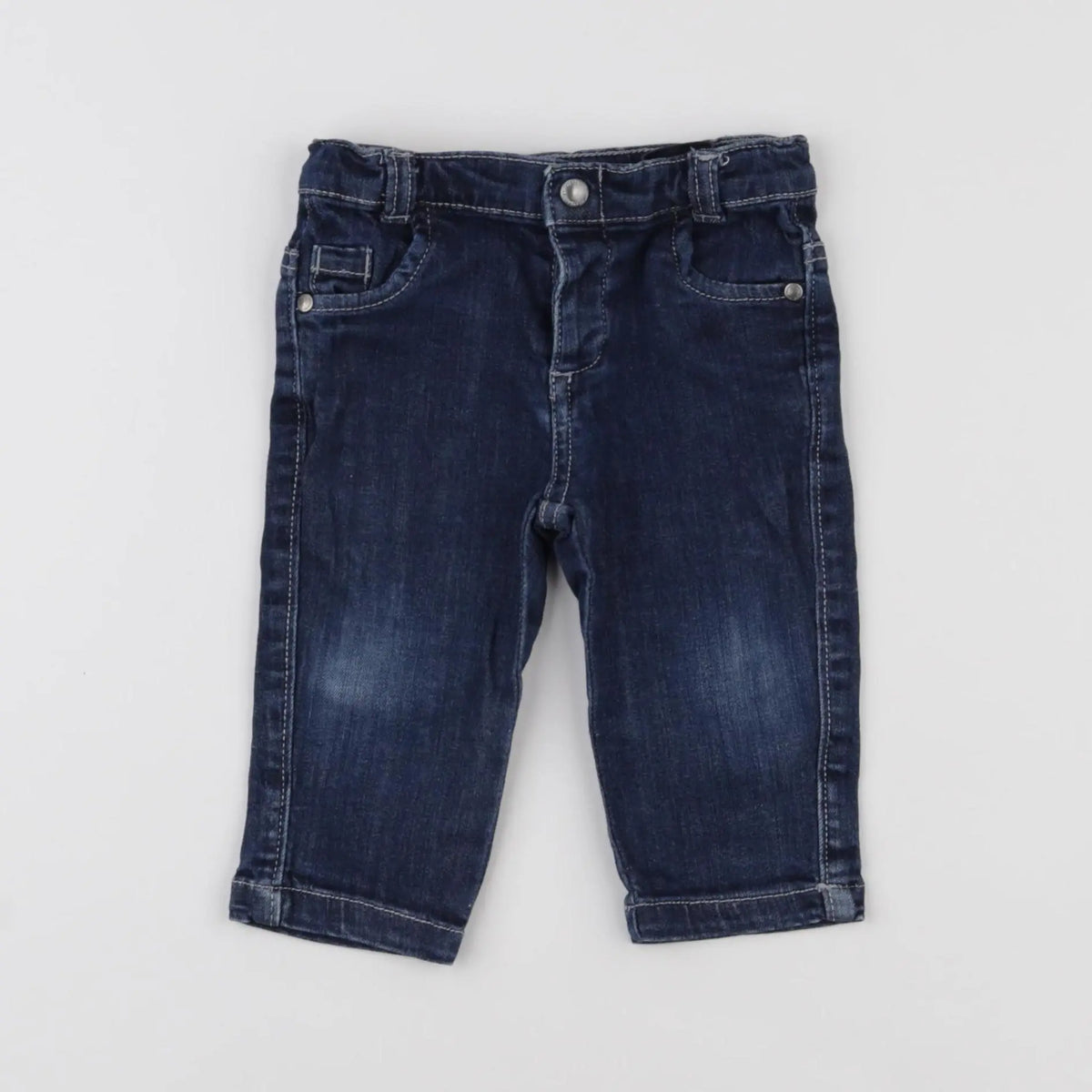 Vertbaudet - short bleu - 9 mois