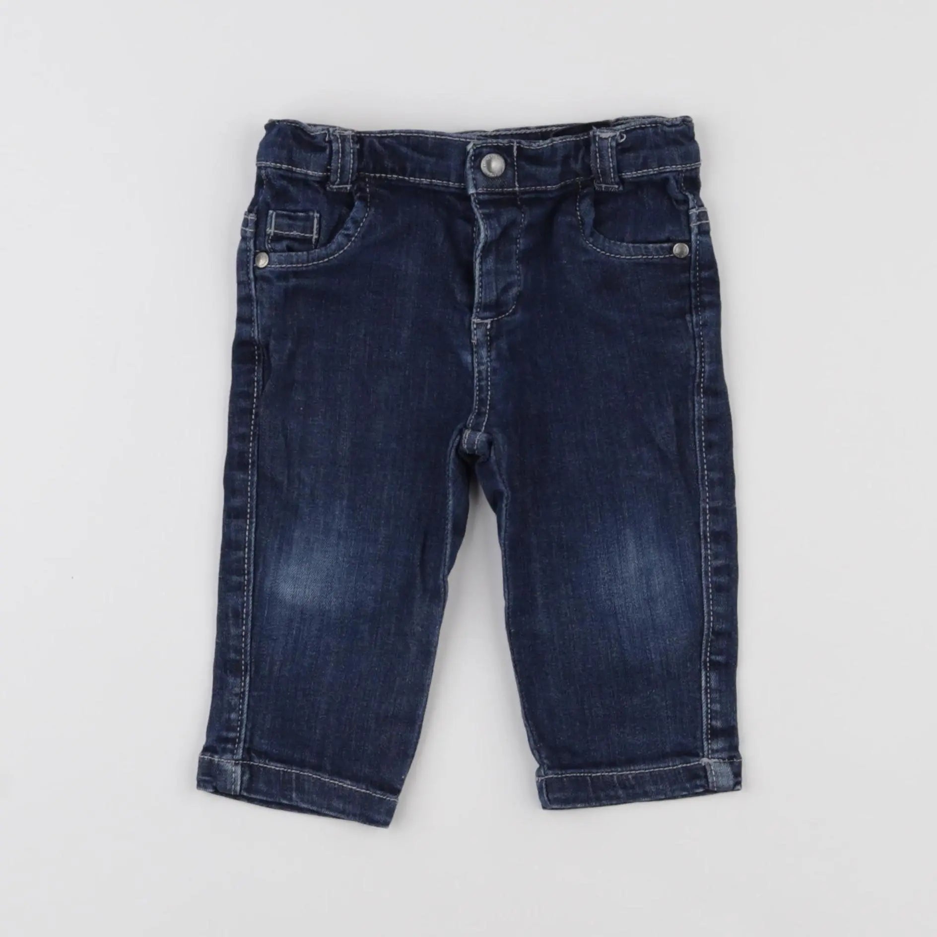 Vertbaudet - short bleu - 9 mois