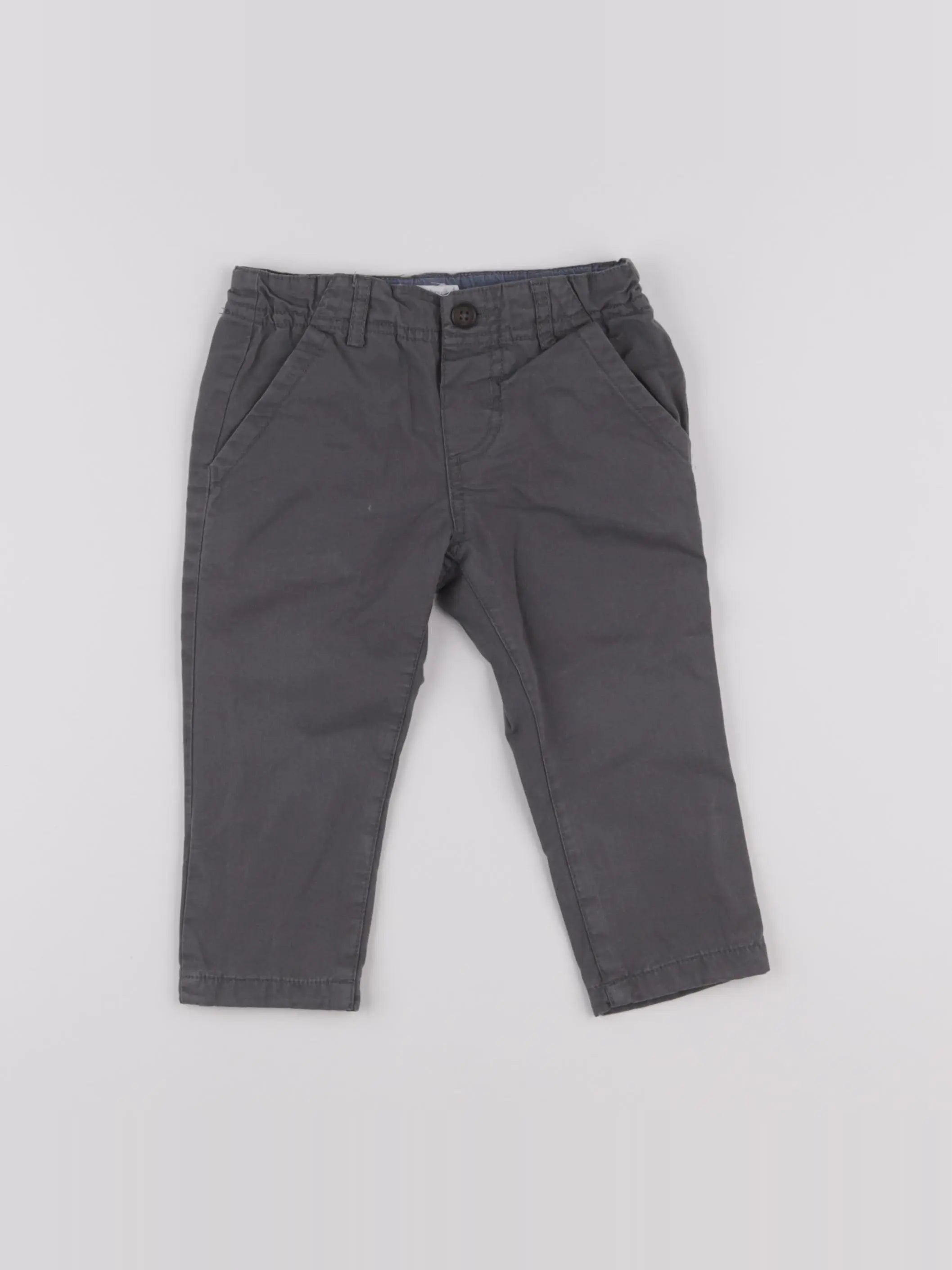 Boutchou - pantalon gris - 12 mois